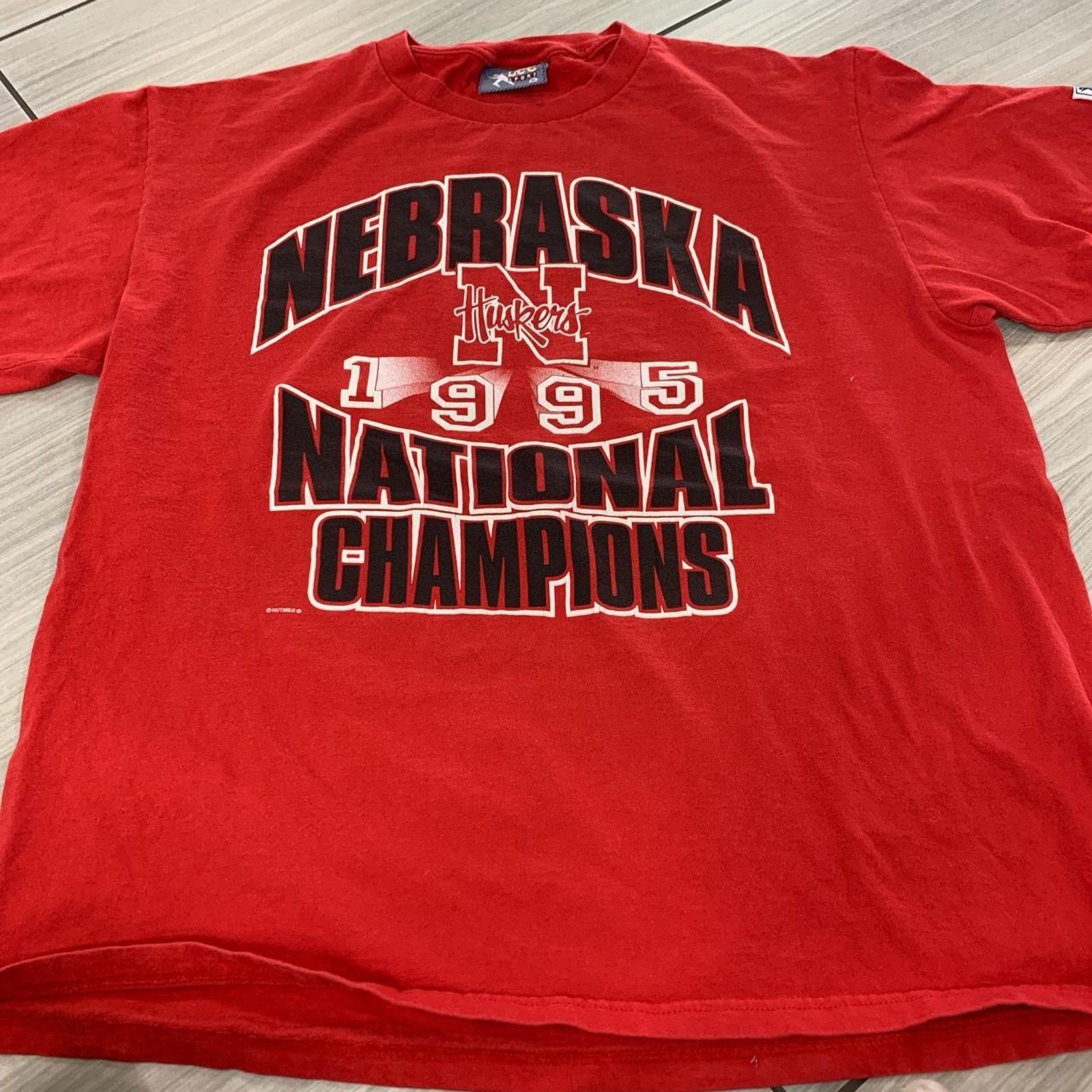 Lee Vintage 90s Nebraska's huskers single stitch shirt Size US XL / EU 56 / 4 - 1 Thumbnail
