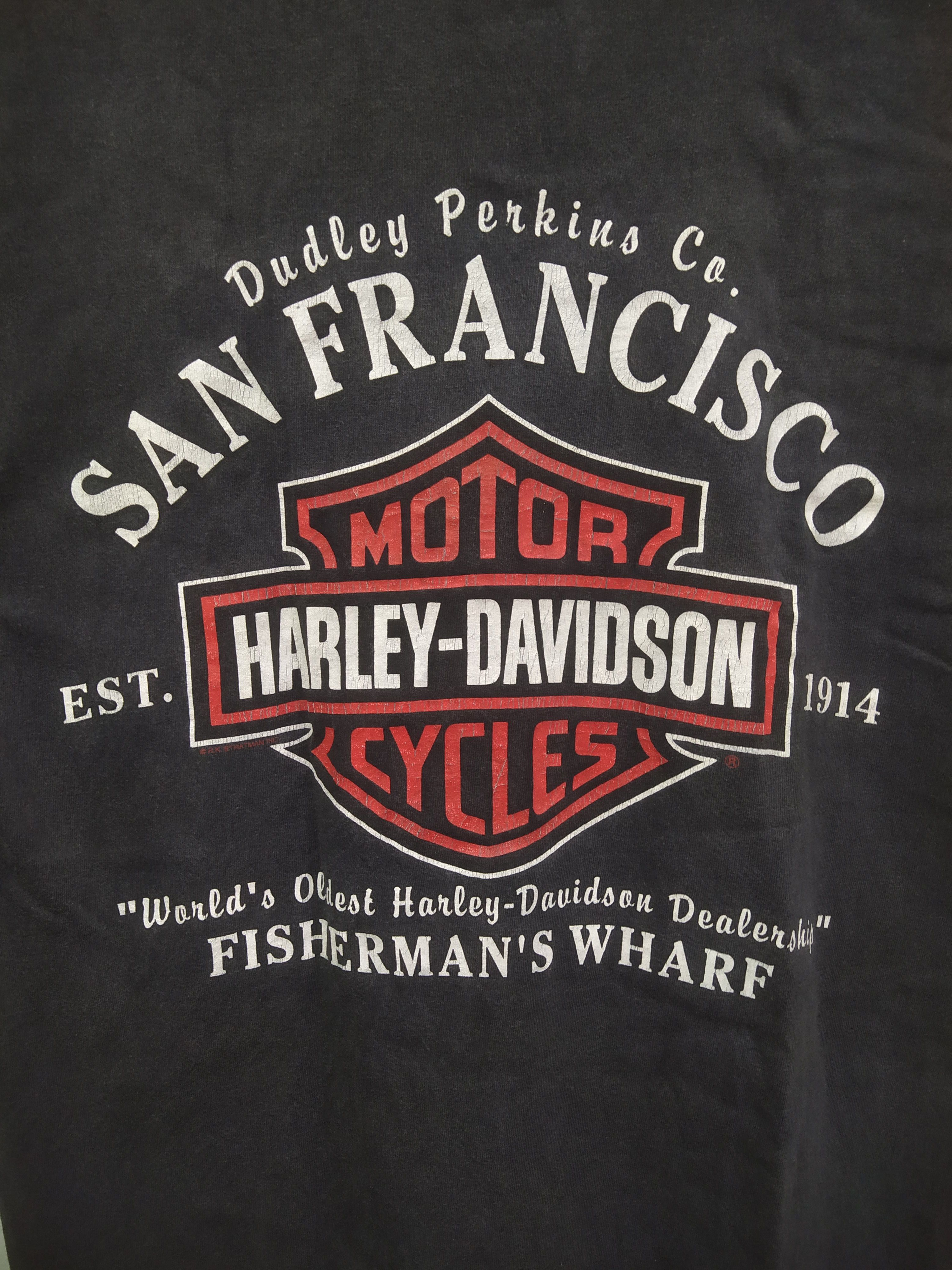 Harley Davidson Harley Davidson San Francisco Rare vintage 90's Size US M / EU 48-50 / 2 - 10 Thumbnail