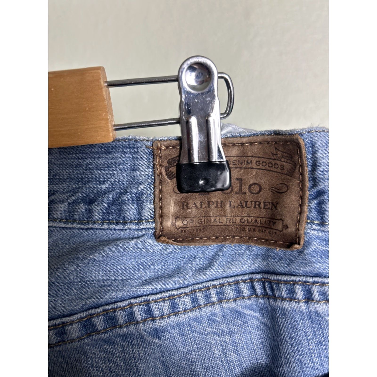 Polo Ralph Lauren Polo Ralph Lauren Jeans Men 35x32 Hampton Relaxed Straight Light Wash Blue 35 32 Mens Jeans Size US S / EU 44-46 / 1 - 7 Thumbnail