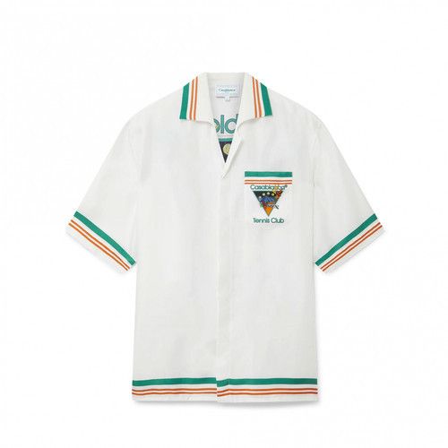 Casablanca o1mle0326 Knitted Collar Short Sleeve Shirt Tennis Club Size US XS / EU 42 / 0 - 1 Thumbnail