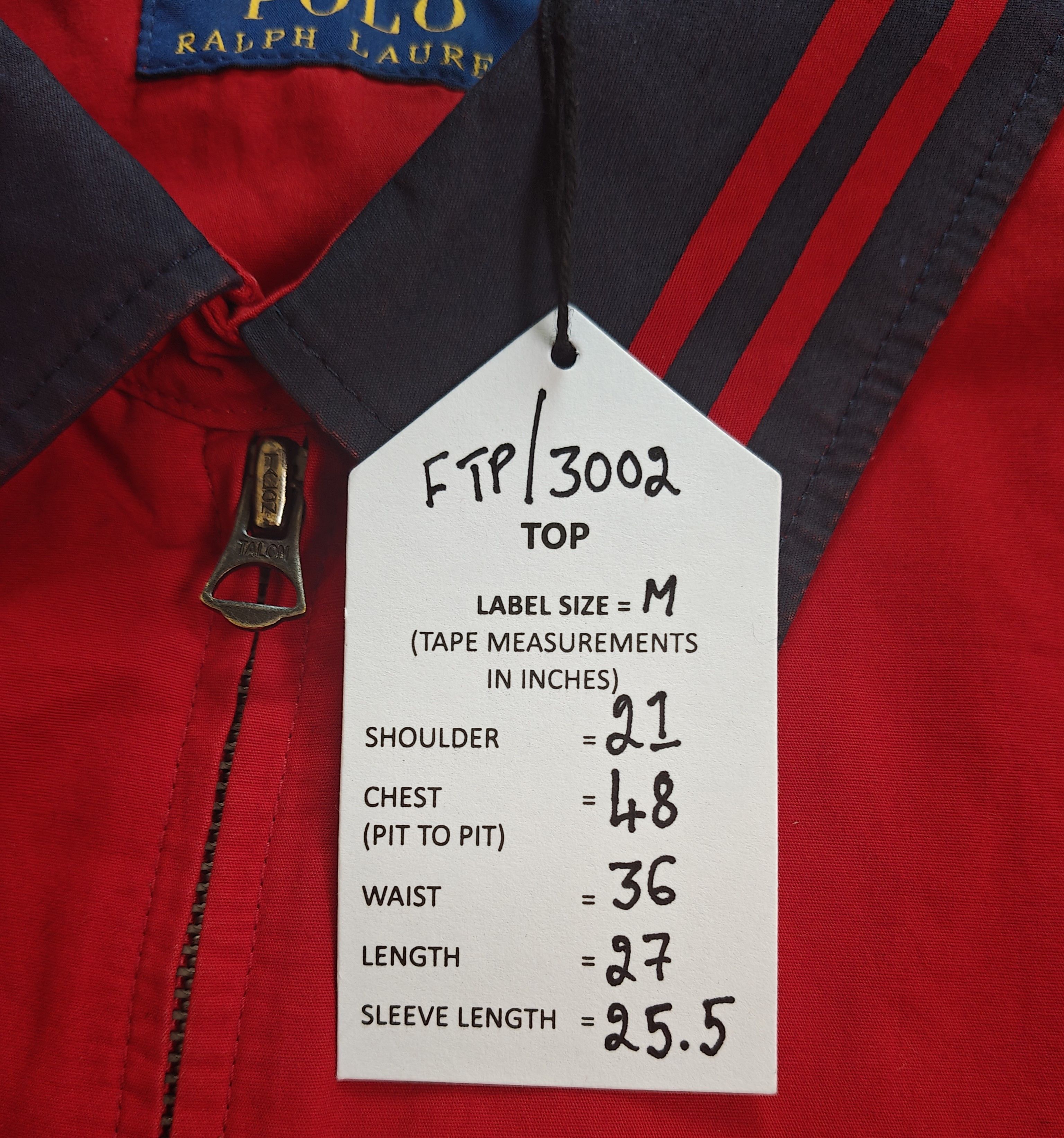 Polo Ralph Lauren Polo Ralph Lauren Windbreaker jacket Free Shipping FTP/3002 Size US M / EU 48-50 / 2 - 9 Thumbnail