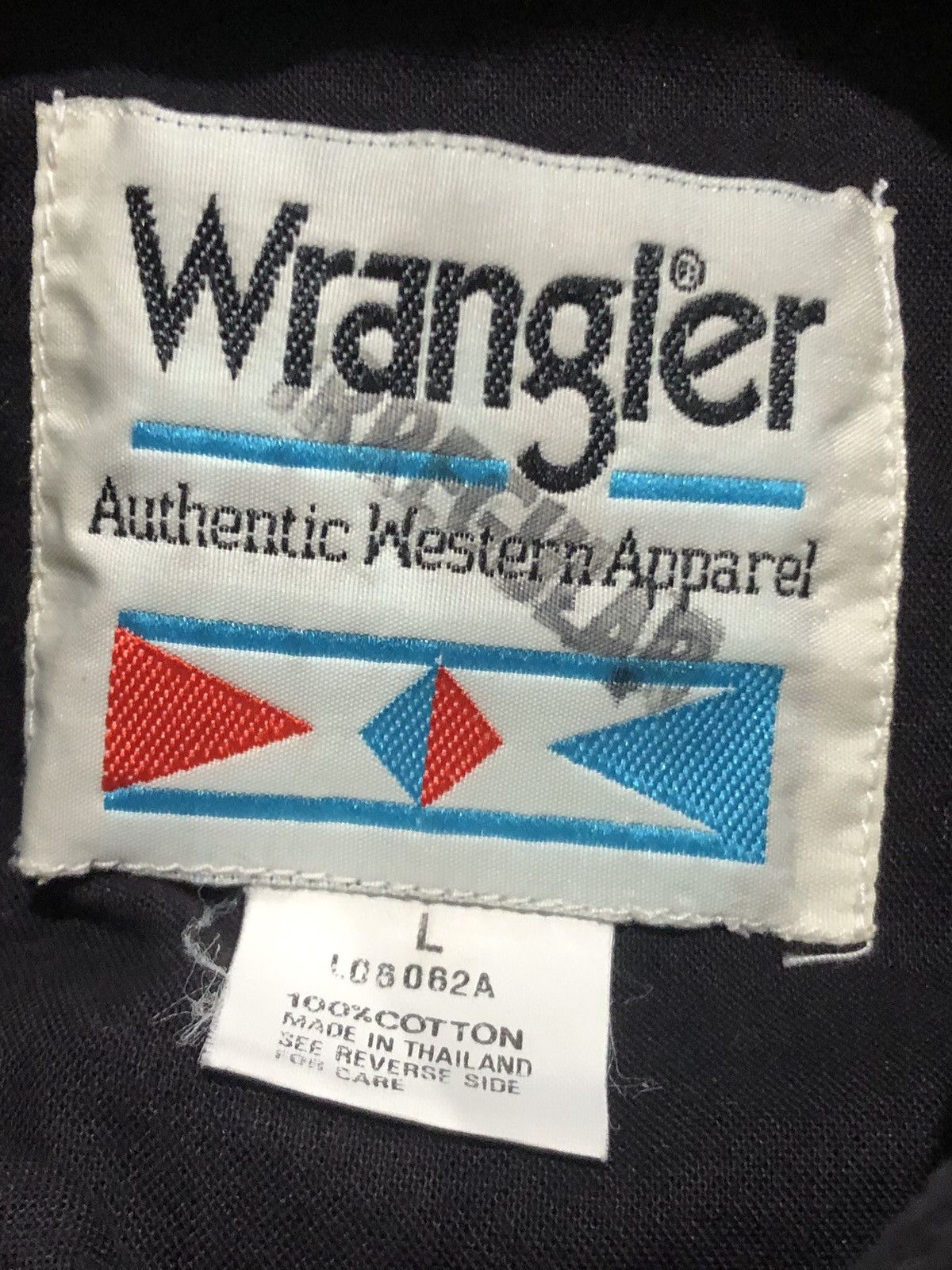 Vintage × Wrangler Vtg 80s Wrangler Western Button Up Size L / US 10 / IT 46 - 6 Thumbnail