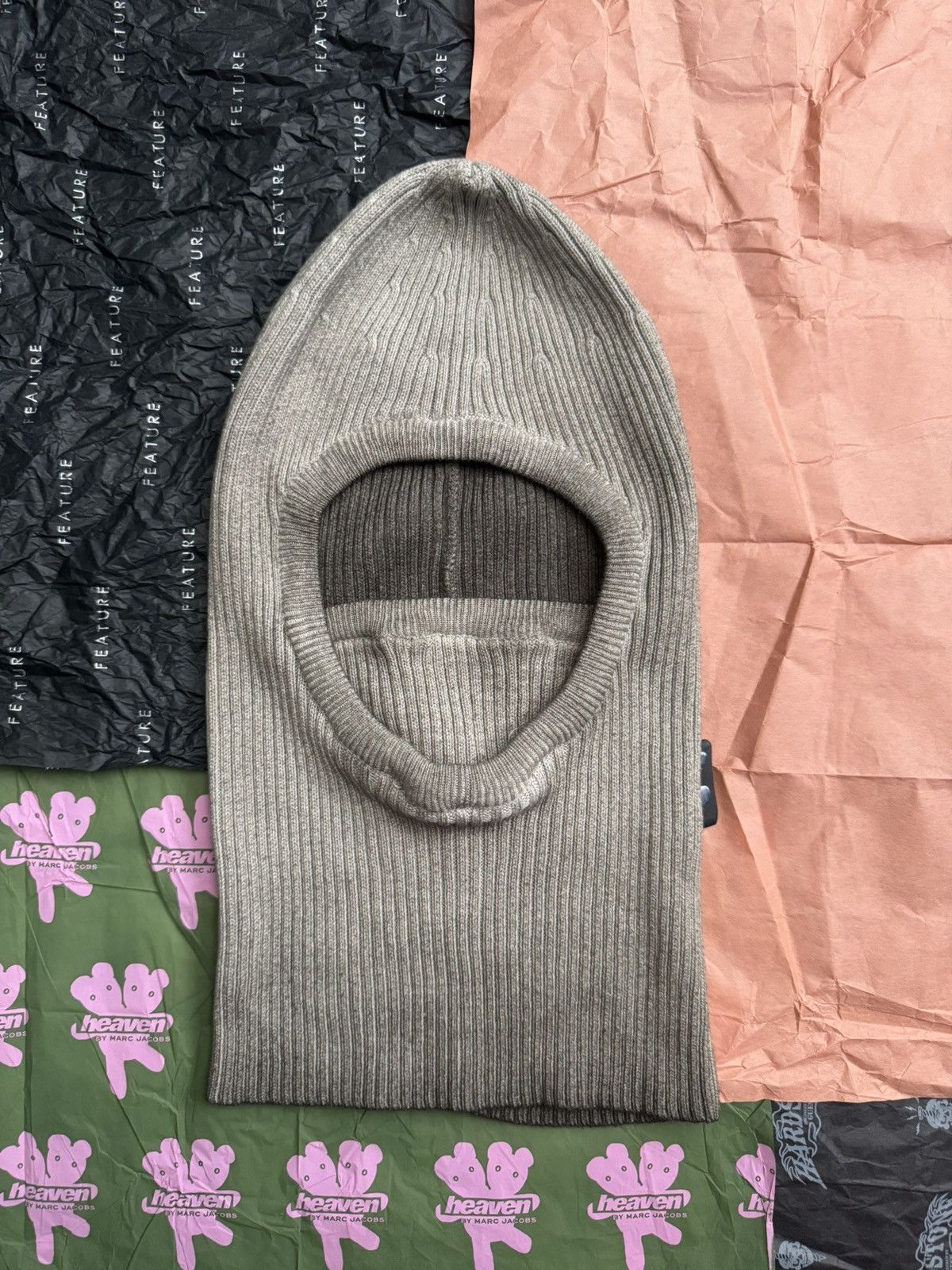 Other Colors washed biege balaclava Size ONE SIZE - 1 Thumbnail
