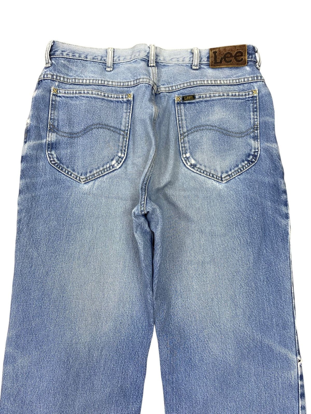 Lee Lee Brand Ripped Whiskers Style Loose Jeans Size US 32 / EU 48 - 4 Thumbnail
