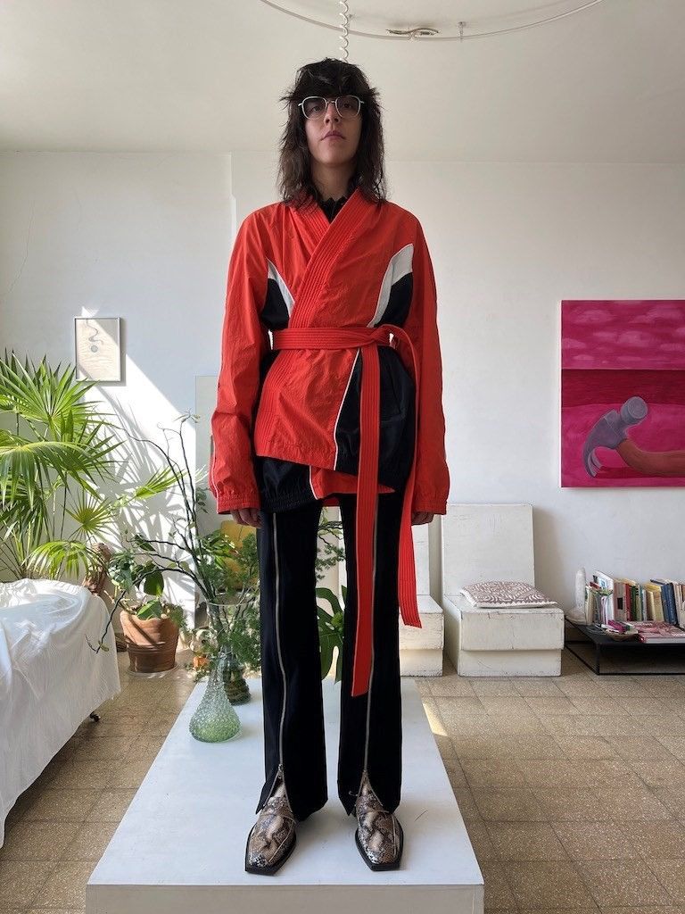Martine Rose Martine Rose Wrap Block Jacket shell Kimono Track