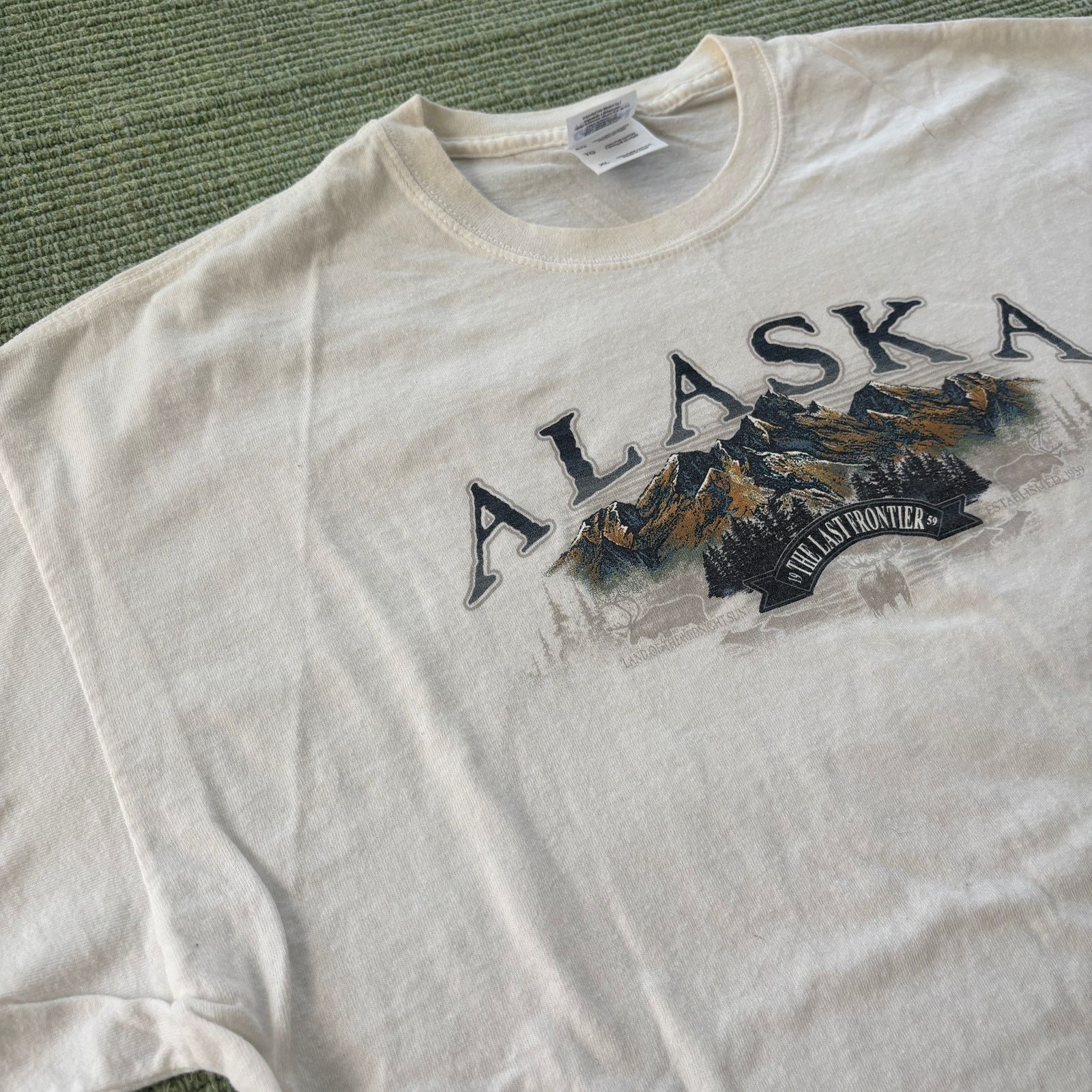 Gildan Vintage Y2K Alaska Cotton Tee Shirt Sz XL Size US XL / EU 56 / 4 - 5 Thumbnail