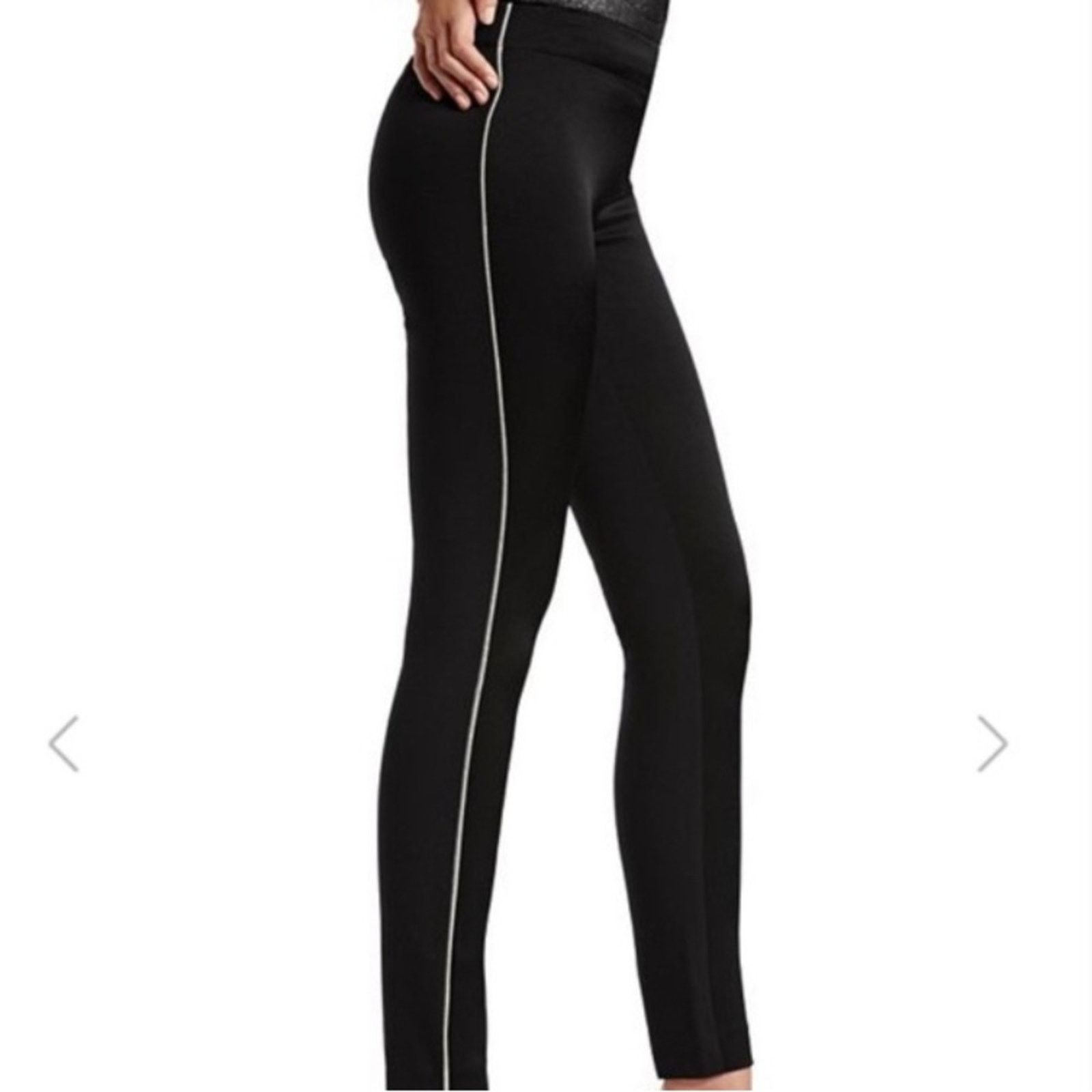 Georges Marciano Marciano Fiera Coy Black with Gold Piping Size 4 Size 27" / US 4 / IT 40 - 2 Thumbnail