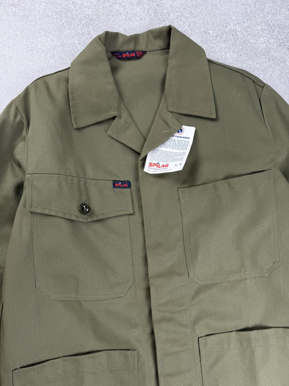 Le Laboureur Vintage Spilag French Workwear Chore Jacket Size 46 NEW Size US S / EU 44-46 / 1 - 4 Thumbnail