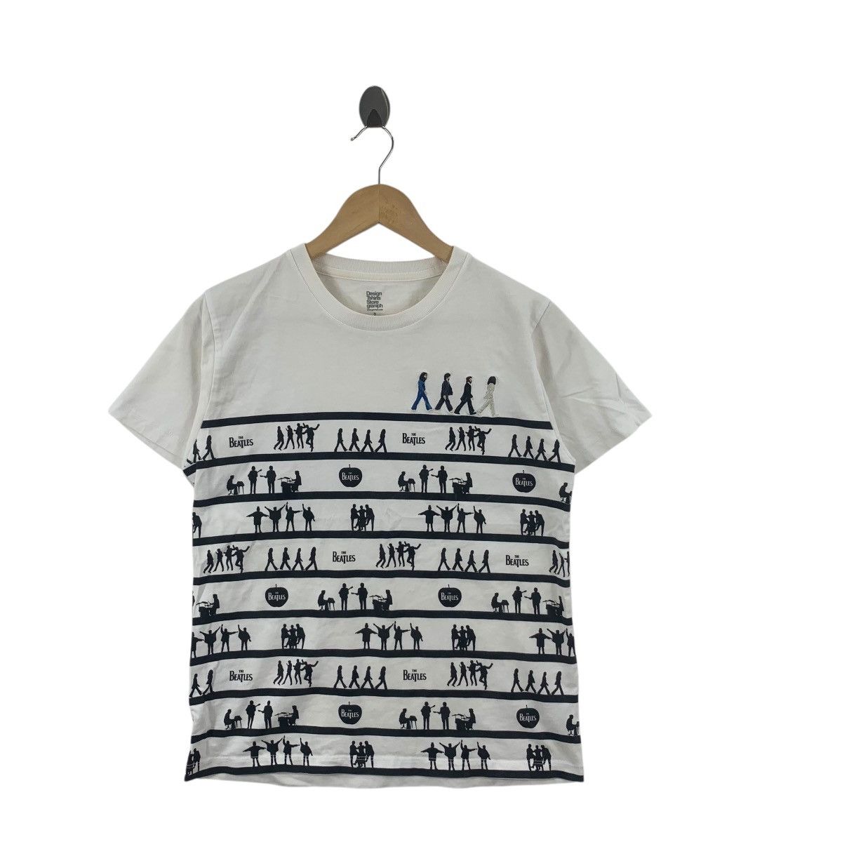 Band Tees THE BEATLES BAND Abbey Road Over Print Graniph Tee Shirt Size S / US 4 / IT 40 - 4 Thumbnail