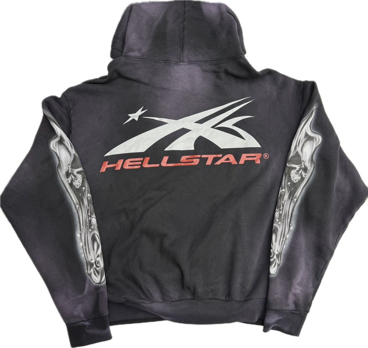 HELLSTAR Hellstar Airbrushed Skull Hoodie Size US XL / EU 56 / 4 - 3 Thumbnail