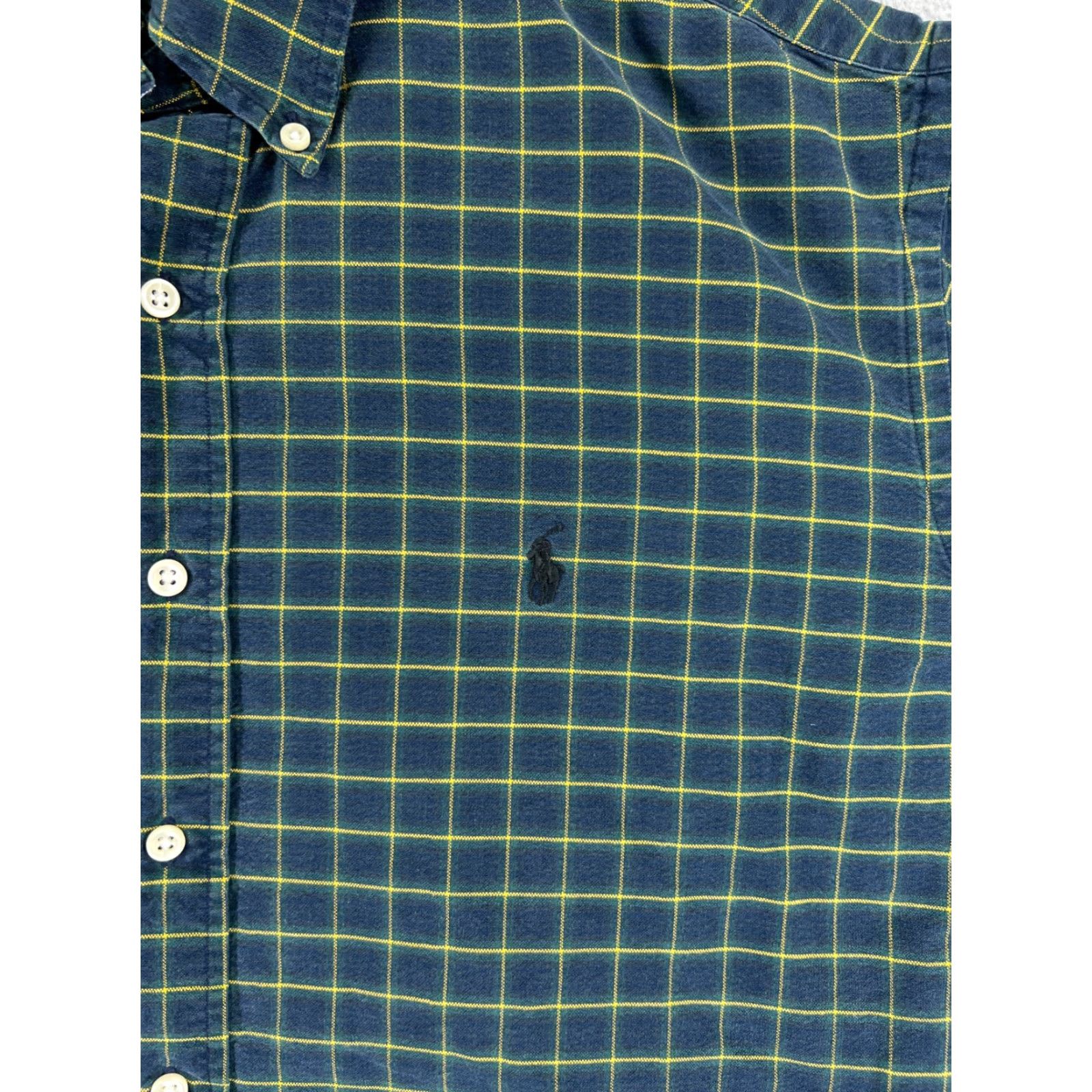 Polo Ralph Lauren VINTAGE Polo Ralph Lauren Shirt Men XL Green Plaid Button-Up Cotton Size US XL / EU 56 / 4 - 6 Thumbnail