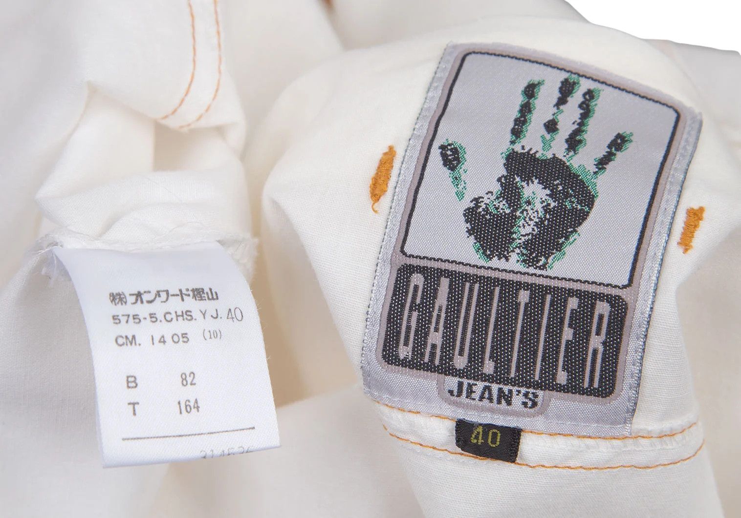 Jean Paul Gaultier Pocket Design Short Sleeve Shirt in White Size 40 Size US XXL / EU 58 / 5 - 18 Thumbnail