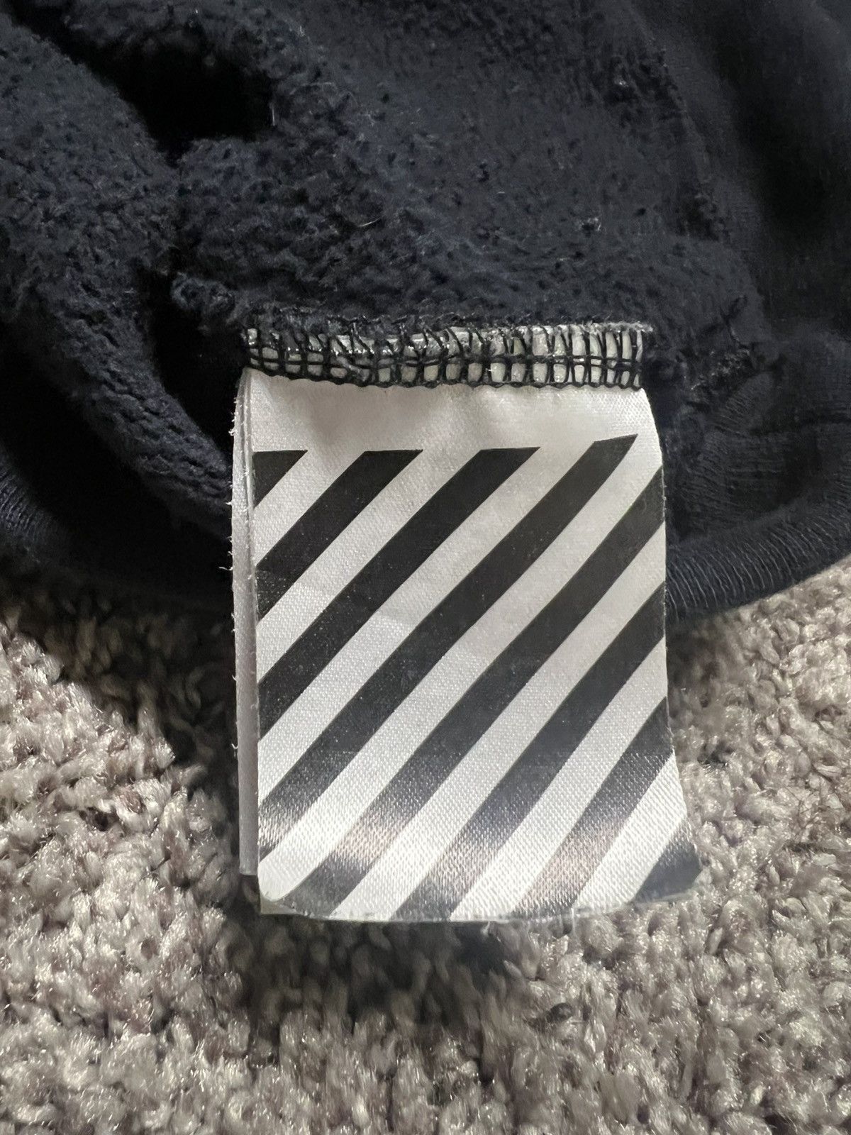 Off-White Off-White™ "Nebraska Cut Off" Diagonal Hoodie Size US S / EU 44-46 / 1 - 4 Thumbnail