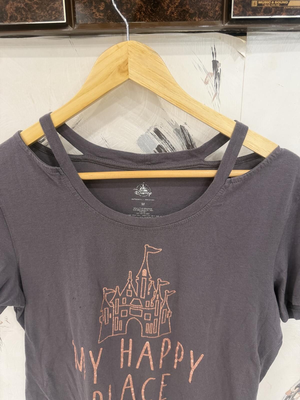 Other Disney Park Shirt for Women - Castle "My Happy Place" Size M / US 6-8 / IT 42-44 - 5 Thumbnail