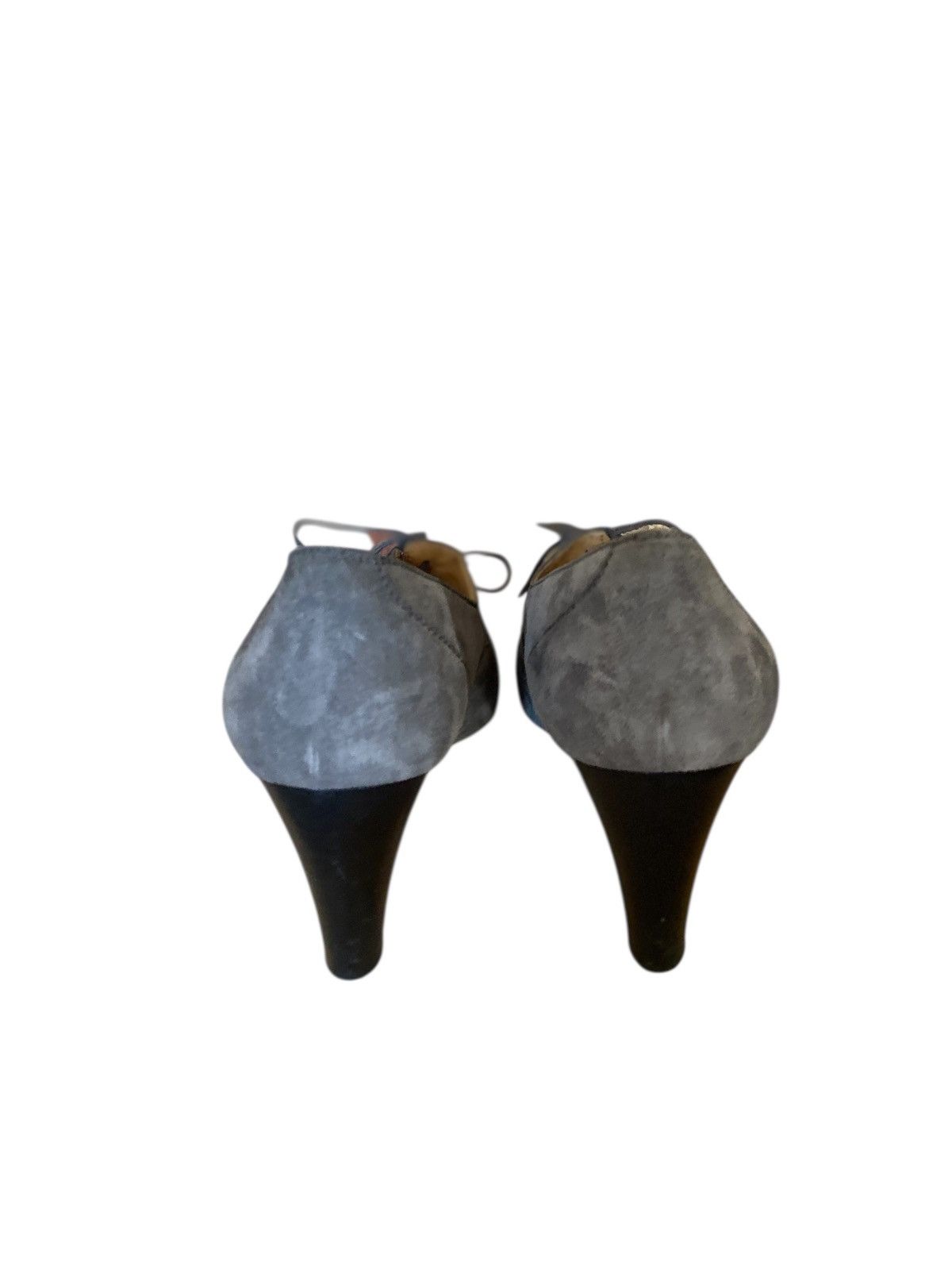 Celine Vintage grey suede celine shoes Size US 8 / IT 38 - 4 Thumbnail