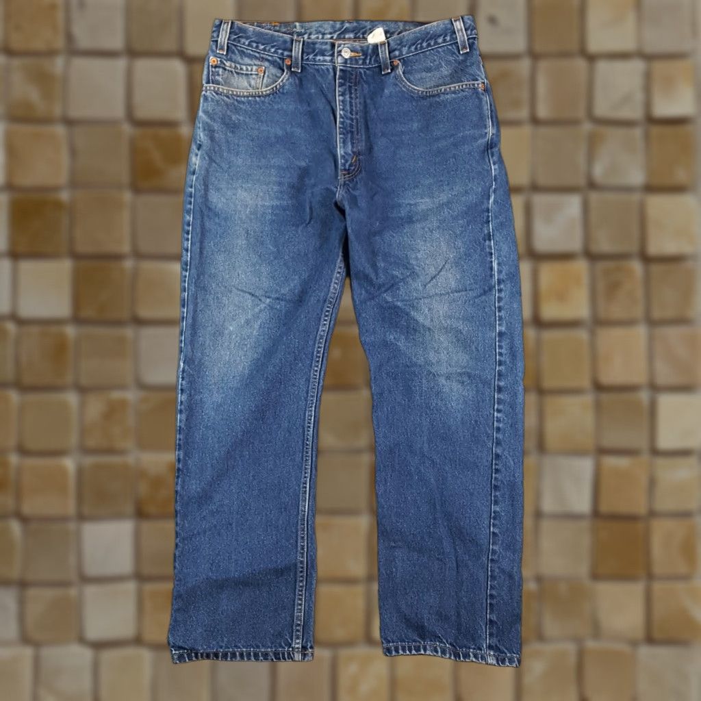 Levi's VINTAGE Levi's 505 Jeans 38x30 Straight Denim Blue 90s Western Cowboy Mens Size US 38 / EU 54 - 1 Thumbnail