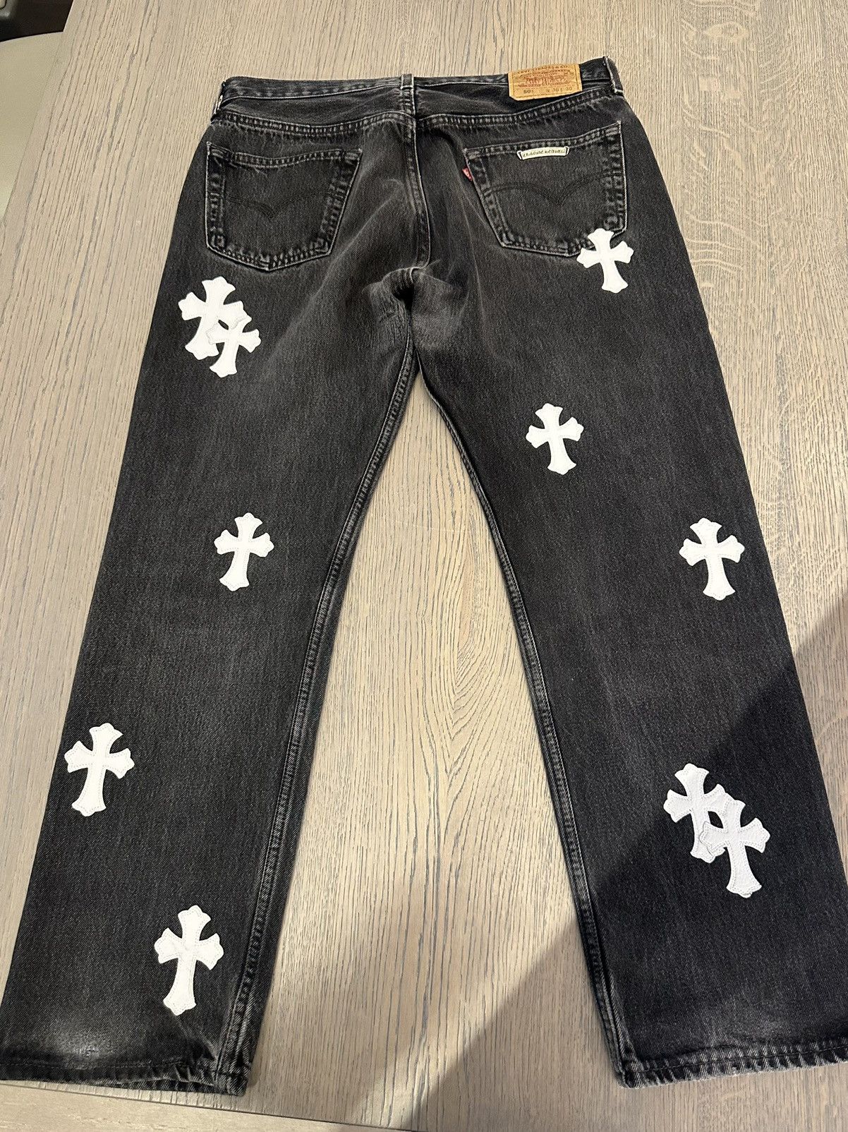 Chrome Hearts 🔥Chrome Hearts 1of1 Custom Jeans🔥 Size US 34 / EU 50 - 2 Thumbnail