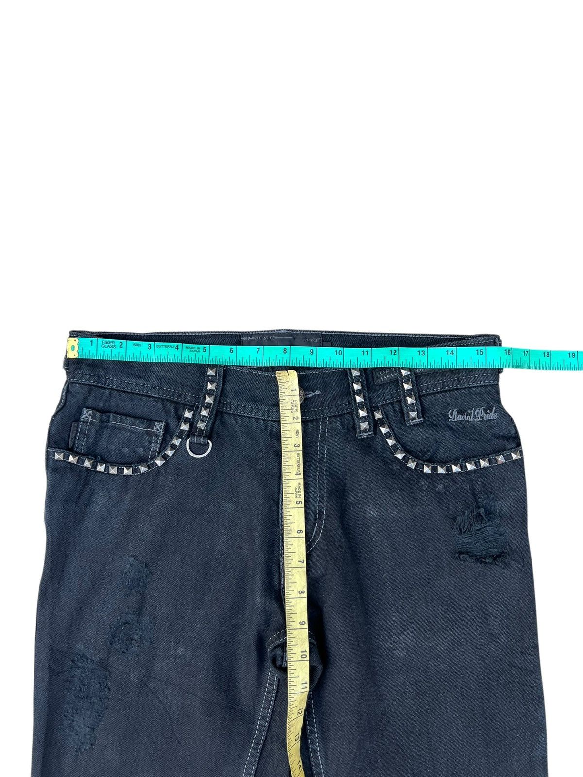 Shellac Of The Neige Style Japan Ripped Distress Denim Bootcut Jeans Size US 30 / EU 46 - 2 Thumbnail