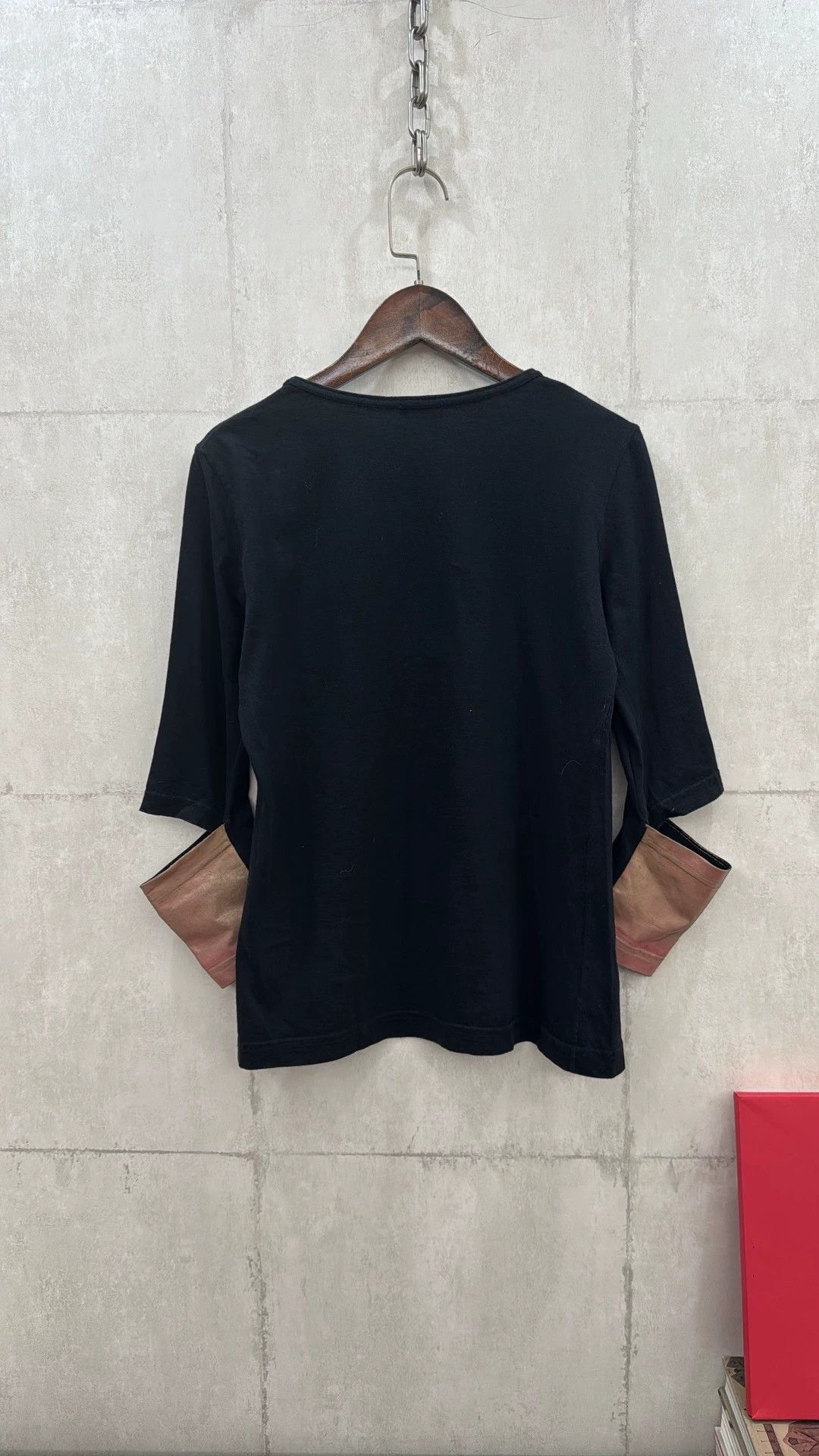 Helmut Lang Helmut Lang 96, elbow-cut leather long-sleeved top Size US M / EU 48-50 / 2 - 2 Thumbnail