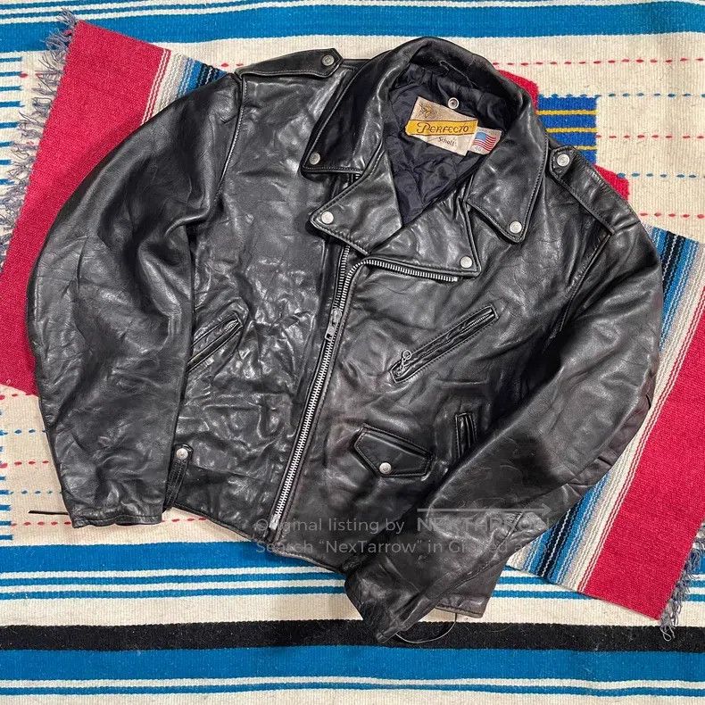 Schott Schott Motorcycle leather coat Size US XS / EU 42 / 0 - 4 Thumbnail