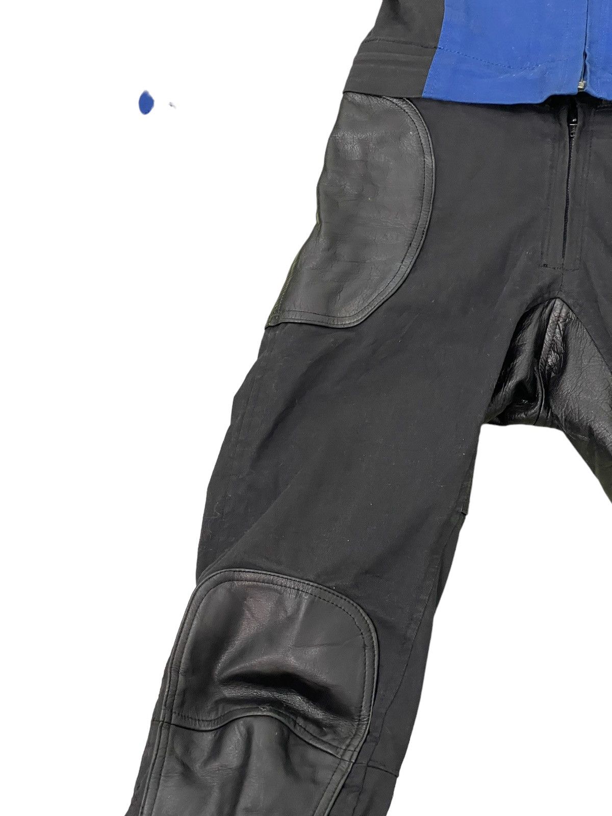 Sports Specialties Vtg 90s Kushitani Motor Jumpsuit Leather Cotton 5🟩3 Size US 29 - 6 Thumbnail