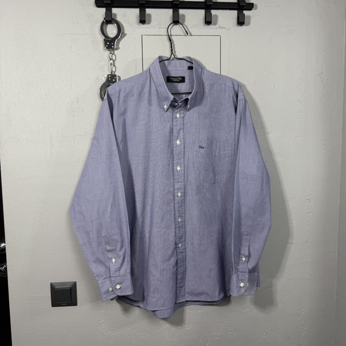 Christian Dior Monsieur Vintge Shirt Button Up Christian Dior Size US L / EU 52-54 / 3 - 1 Thumbnail