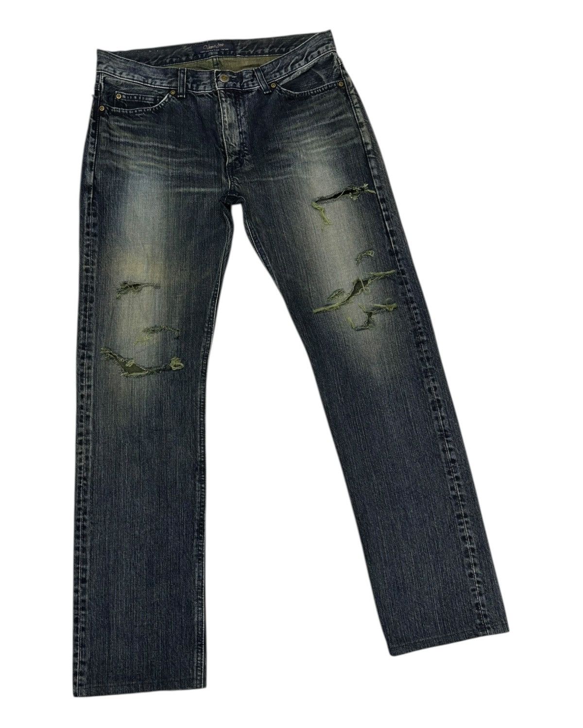 Comme des Garcons × Edwin × If Six Was Nine Edwin Jean Pour Femme Vienus Jeans Thrash Distressed Denim Size 32" / US 10 / IT 46 - 5 Thumbnail
