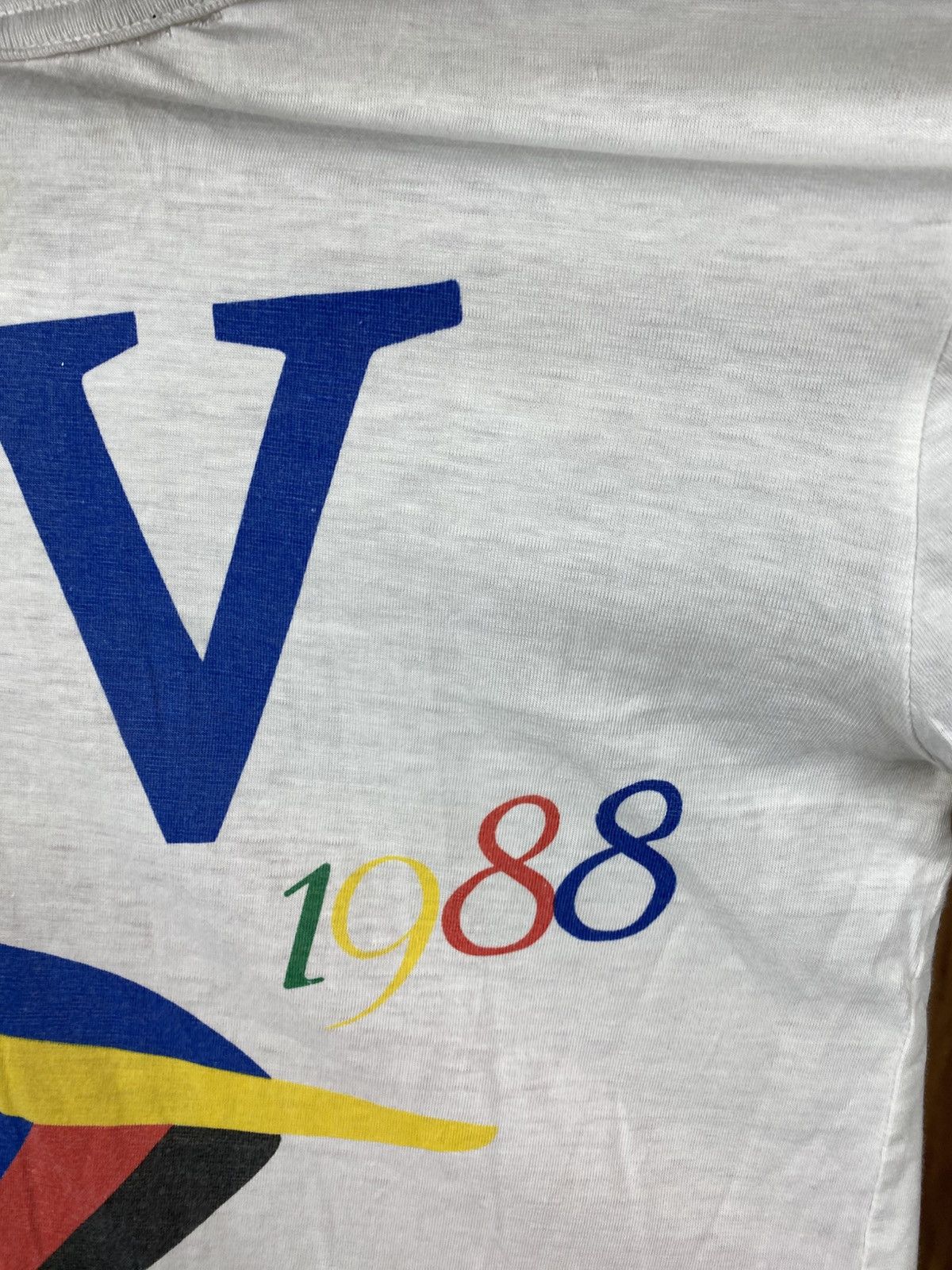 Puma 🕊️Vintage 1988 T-Shirt Puma International Sports Game Tee🕊️ Size US S / EU 44-46 / 1 - 10 Thumbnail