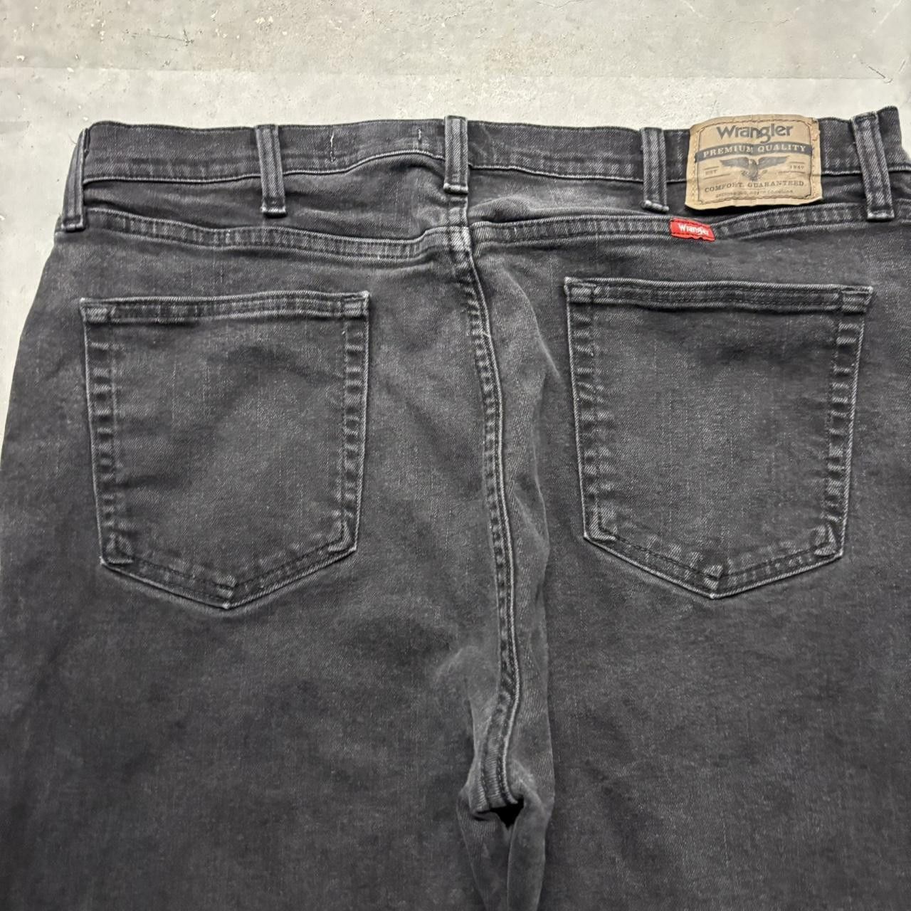 Japanese Brand × Vintage Crazy Vintage Y2K/2000s Grunge Black Essential Denim Jeans! Size US 38 / EU 54 - 7 Thumbnail