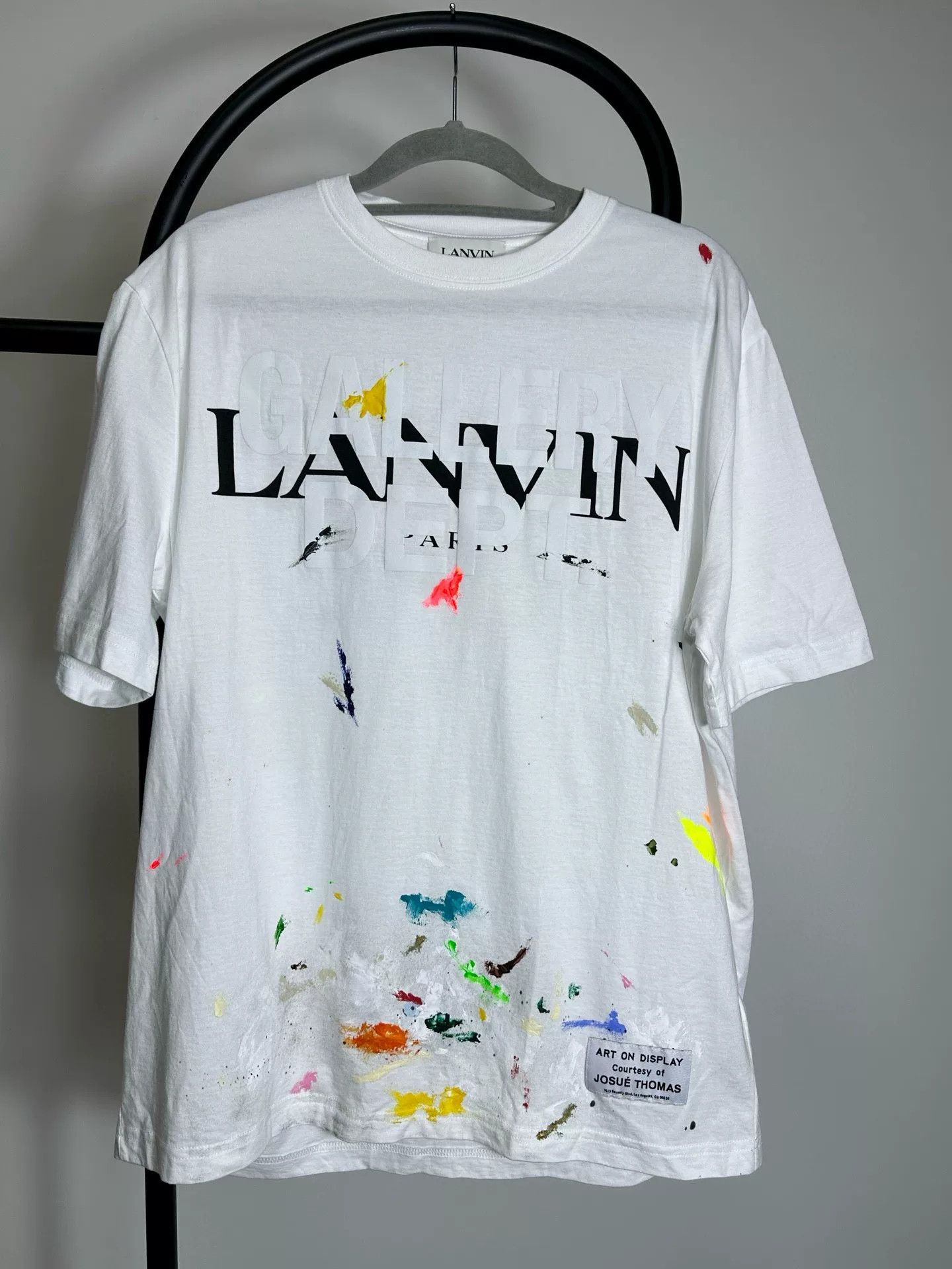 Lanvin Lanvin White T-Shirt M Men Size US M / EU 48-50 / 2 - 1 Thumbnail