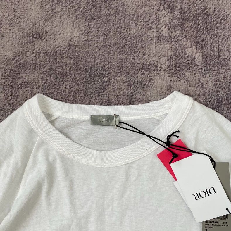 Dior Dior Co-branded embroidered white long sleeve 2501-Nextarro Size US XL / EU 56 / 4 - 5 Thumbnail