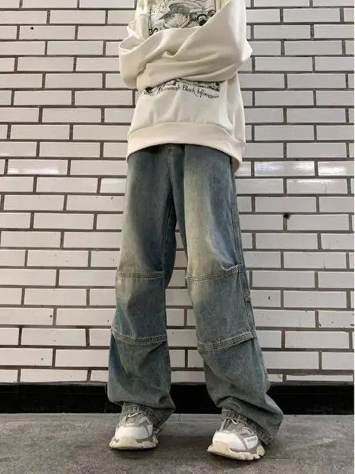 Japanese Brand Mayuko x Kanno Light Blue High Street Vintage Loose Jeans Size US 30 / EU 46 - 1 Thumbnail