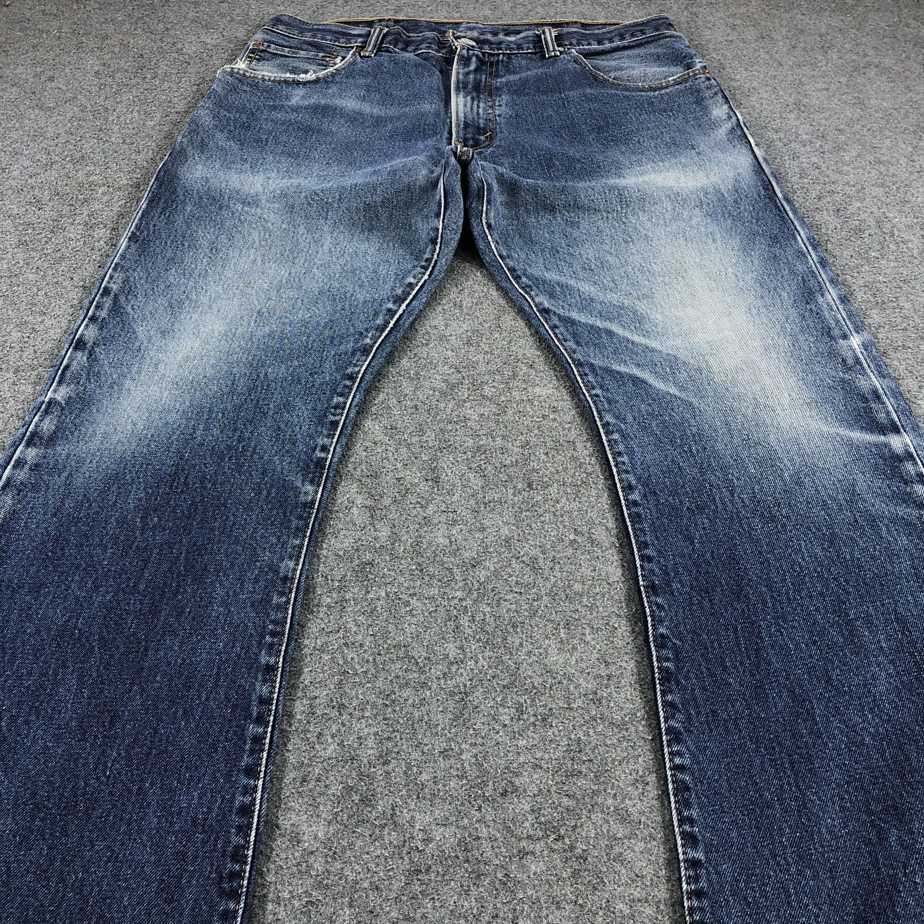 Levi's Vintage Levis 505 Jeans Stone Washed Denim-J1032 Size US 35 - 3 Thumbnail