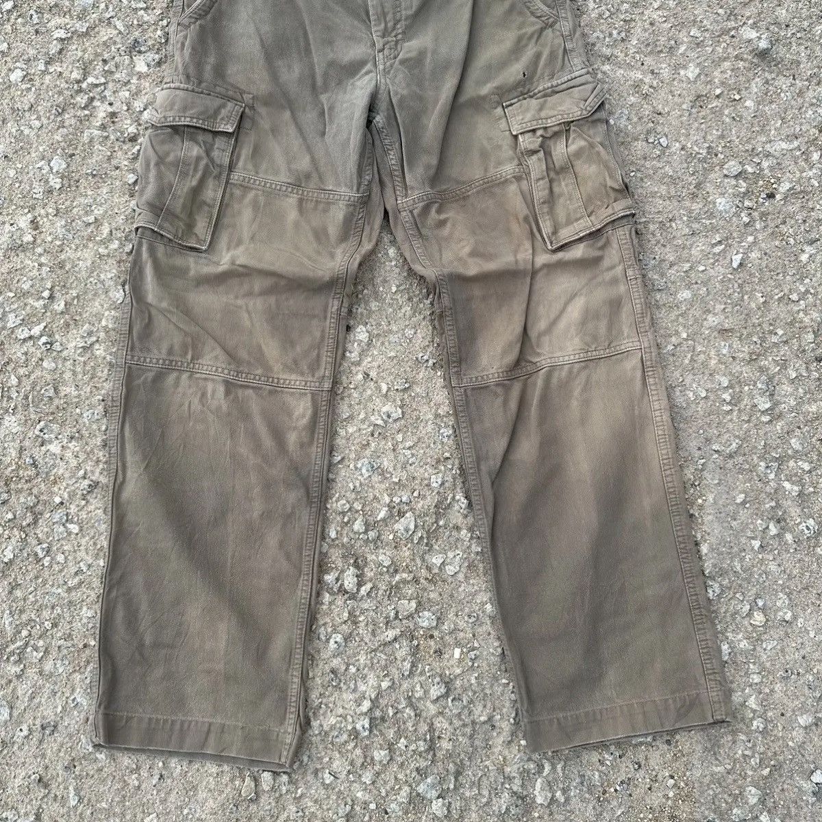 Jungles VINTAGE DOUBLEKNEE TACTICAL FADED UNIQLO JAPANESE CARGO PANT Size US 32 / EU 48 - 6 Thumbnail
