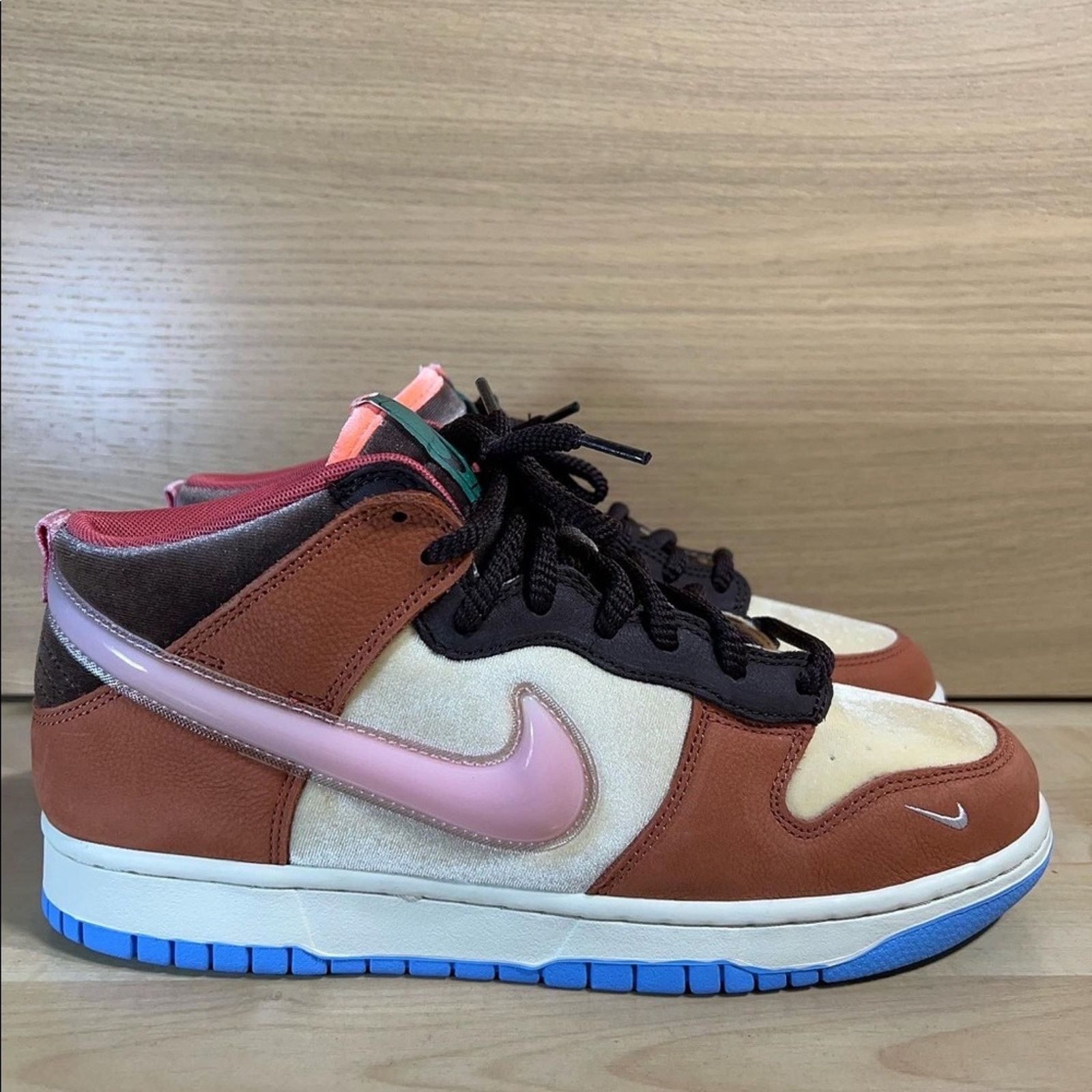 Nike Dunk Mid “Social Status Free Lunch Chocolate Milk” Size US 10 / IT 40 - 1 Thumbnail