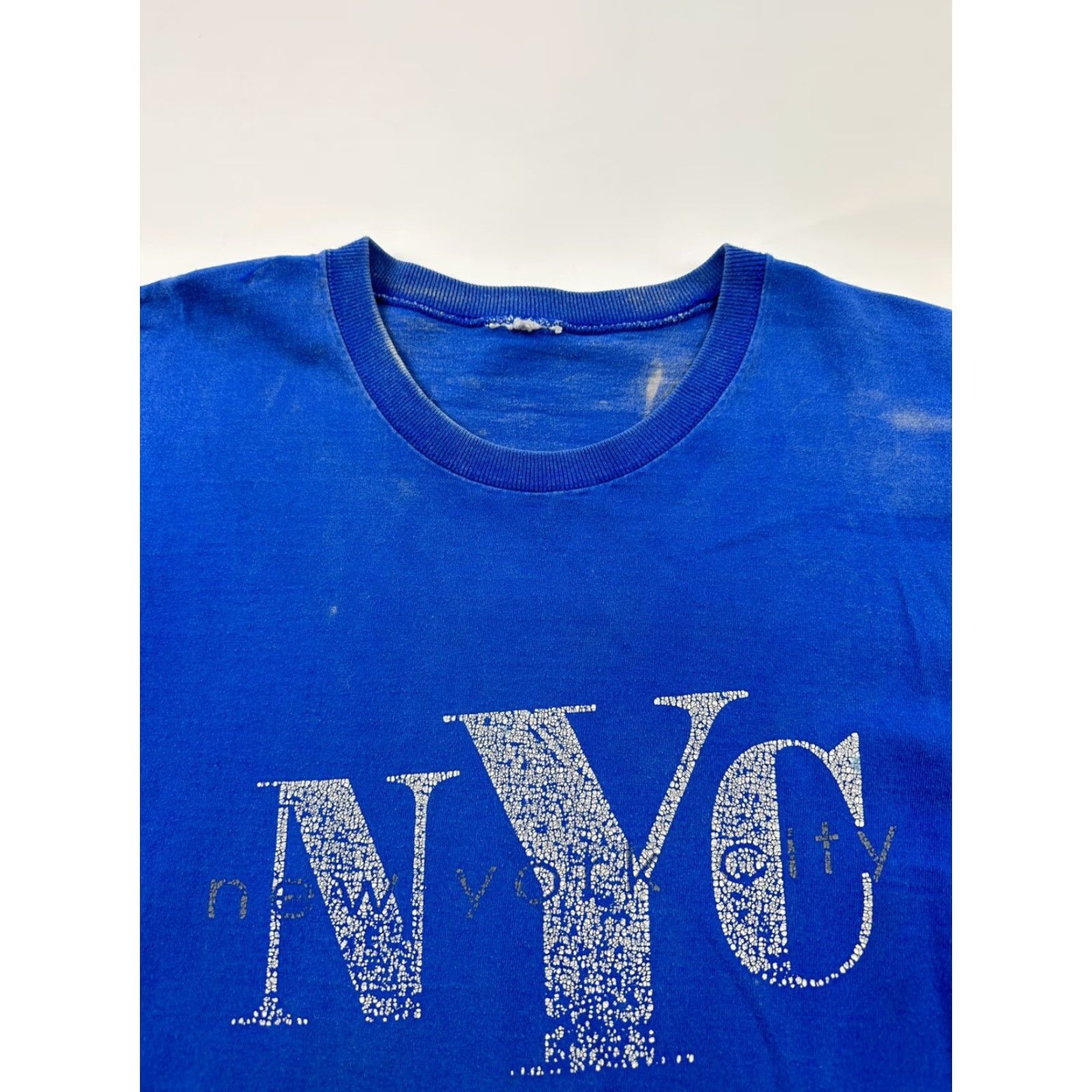 Wilson VINTAGE Wilson New York Shirt Mens XL Blue Short Sleeve Crew Neck Size US XL / EU 56 / 4 - 6 Thumbnail