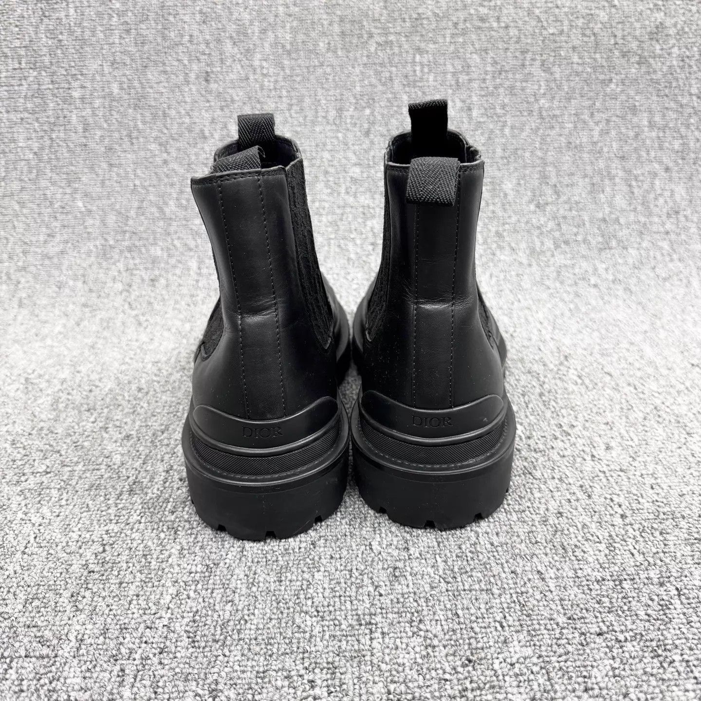 Dior Dior Explorer Black Side Oblique Full Print Chelsea Boots Size US 10 / EU 43 - 4 Thumbnail