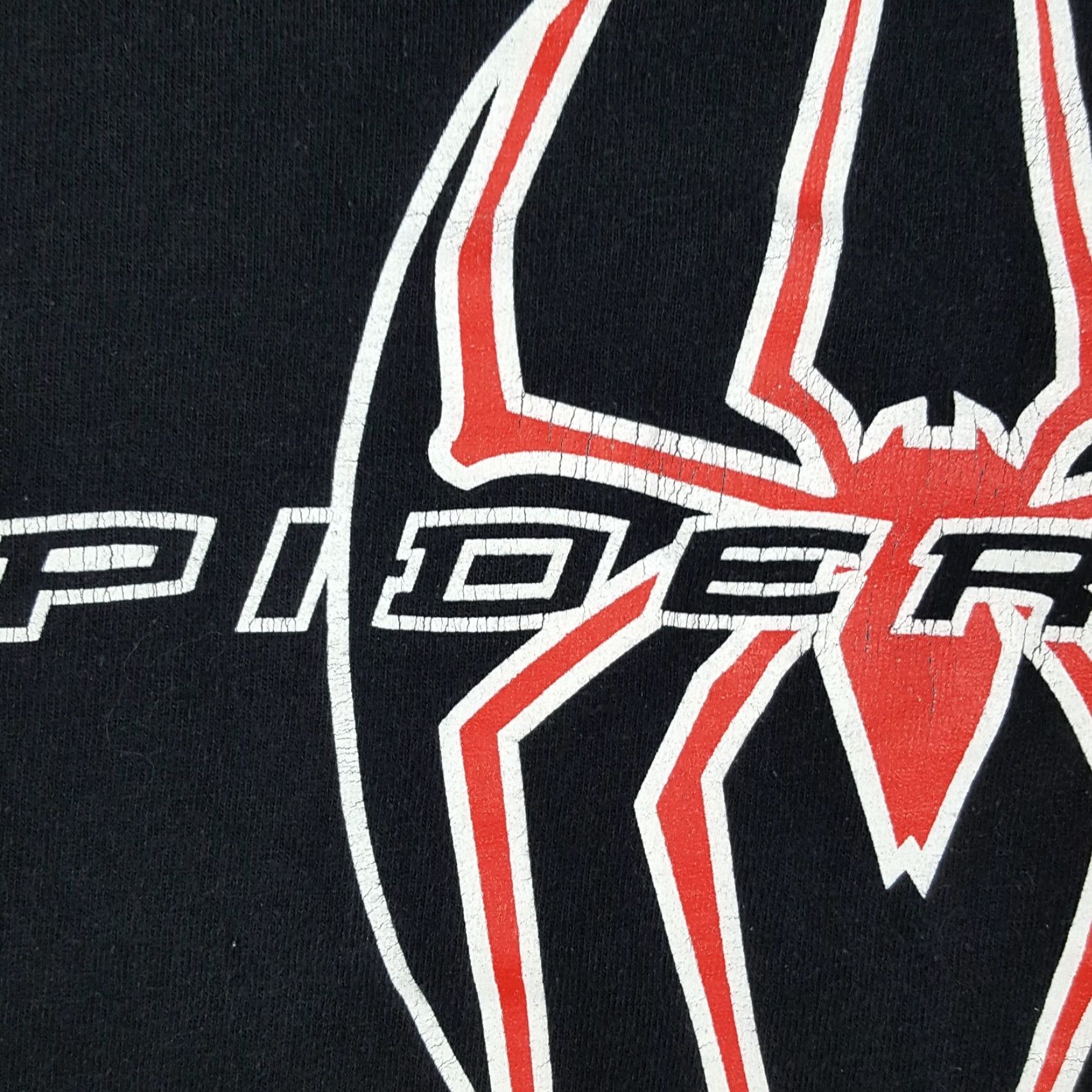 Vintage VINTAGE Tough T's Y2K Spider-Man Movie Promo T-Shirt Men's XL Black Cotton Short Sleeve Retro Comic Marvel Size US XL / EU 56 / 4 - 3 Thumbnail