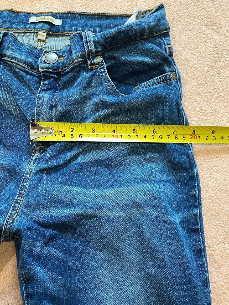 Barbour Vintage Barbour Slim Skinny Fit Denim Jeans Size 12 Size 34" / US 12 / IT 48 - 8 Thumbnail