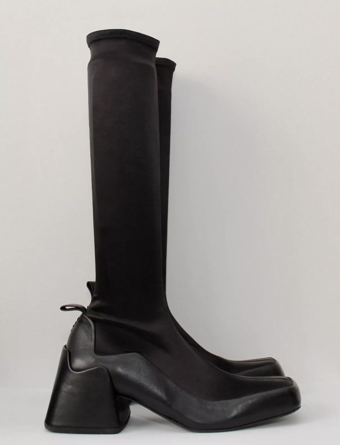 Jil Sander Jil Sander Block Heel Square Toe Boots Size US 9.5 / IT 39.5 - 3 Thumbnail
