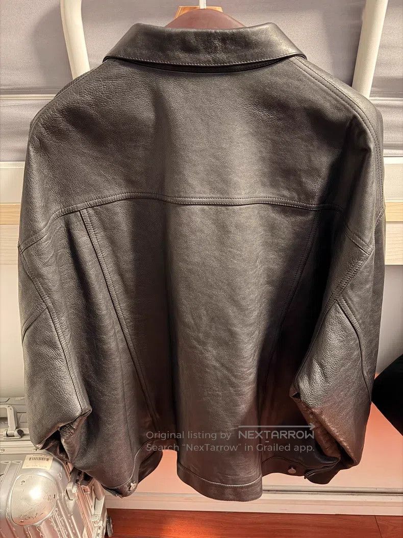 Balenciaga Balenciaga Oversized Buffalo Leather Jacket Size US S / EU 44-46 / 1 - 5 Thumbnail