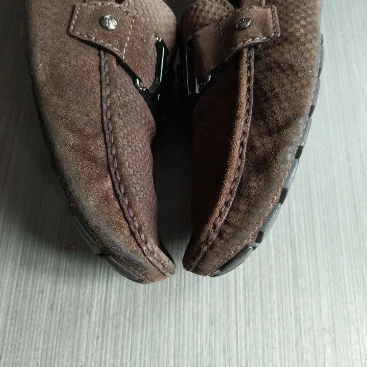 Louis Vuitton Louis Vuitton Brown Leather Casual Slip-On Shoes -2508 Size US 8.5 / EU 41-42 - 5 Thumbnail