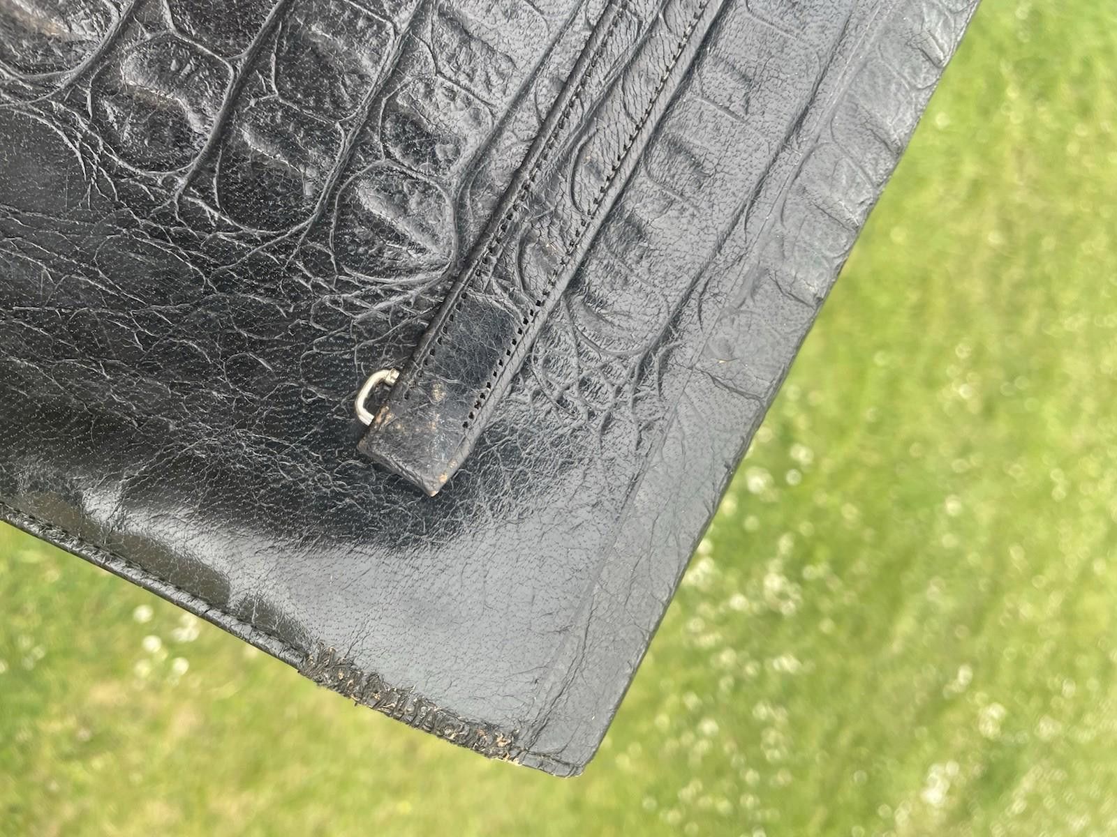 Designer Vintage 1940s Alligator Leather Clutch Bag Size ONE SIZE - 4 Thumbnail