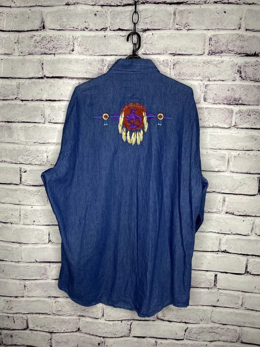 Designer 🏜️Men’s Vintage 90s Shirts Button Ups Crazy Cow Boy Y2K🏜️ Size US XL / EU 56 / 4 - 6 Thumbnail