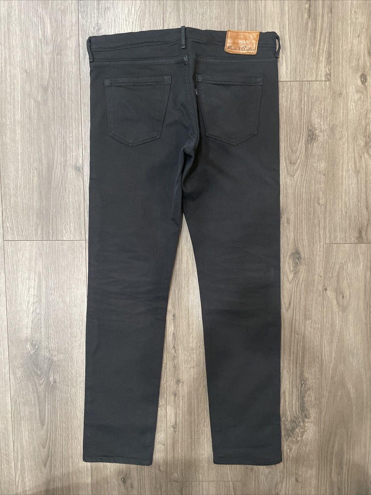 Levi's Made & Crafted Levi’s L03 - Slim Fit Black Denim Jeans Size US 32 / EU 48 - 2 Thumbnail