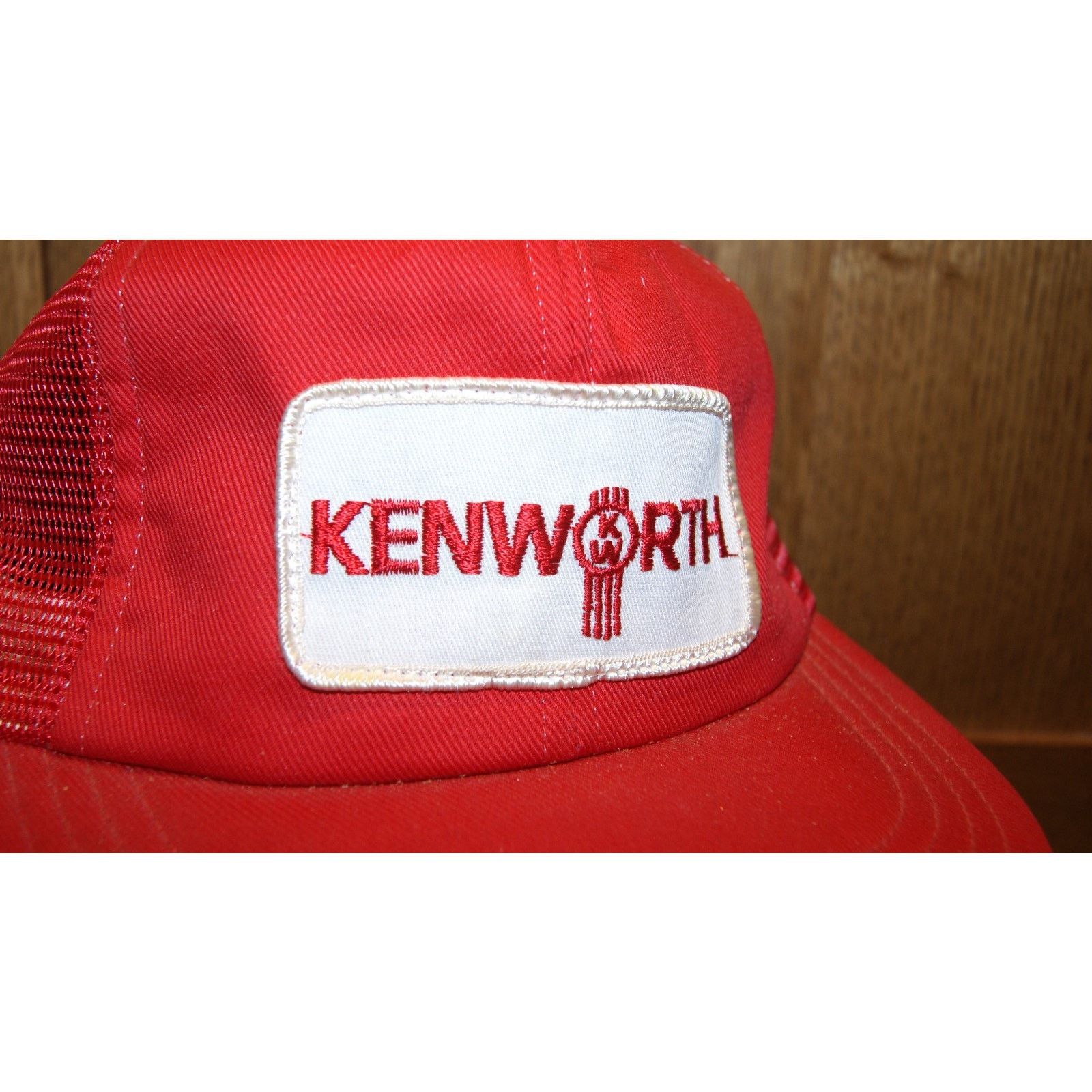 Vintage VTG Kenworth Trucks Red Trucker Snap Mesh Hat Cap Patch USA Size ONE SIZE - 3 Thumbnail