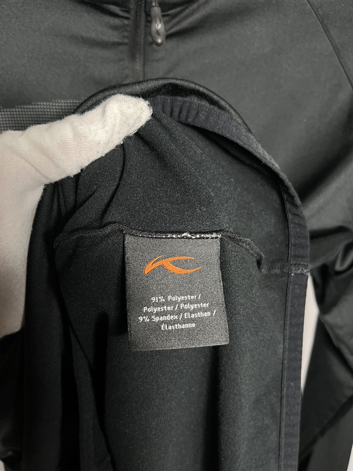 KJUS Kjus Half Zip 1/4 Track Black Long Sleeve Thermo Men's Size US L / EU 52-54 / 3 - 6 Thumbnail