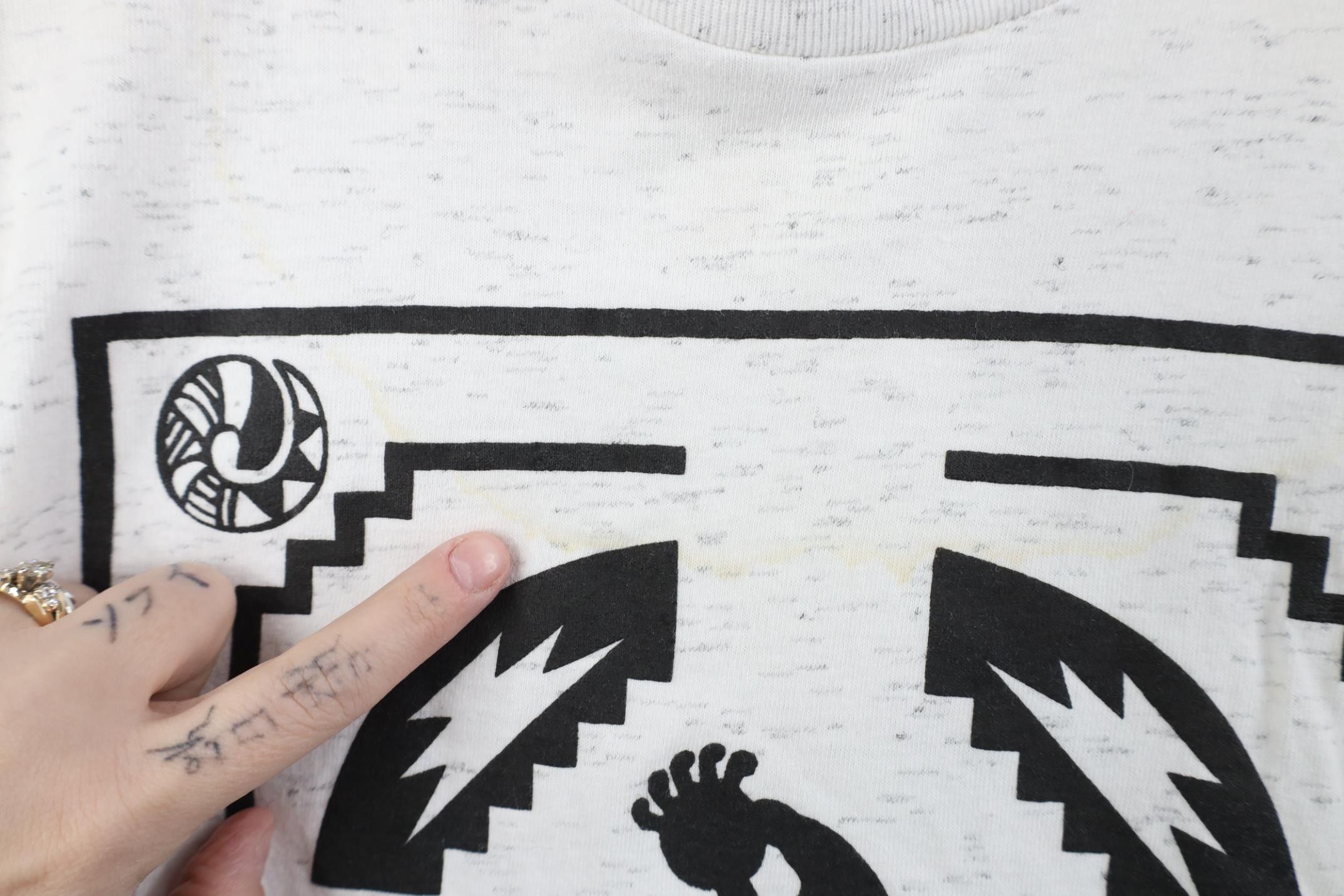 Vintage Vintage 90s Streetwear Kokopelli New Mexico T-Shirt Gray USA Size US XL / EU 56 / 4 - 5 Thumbnail