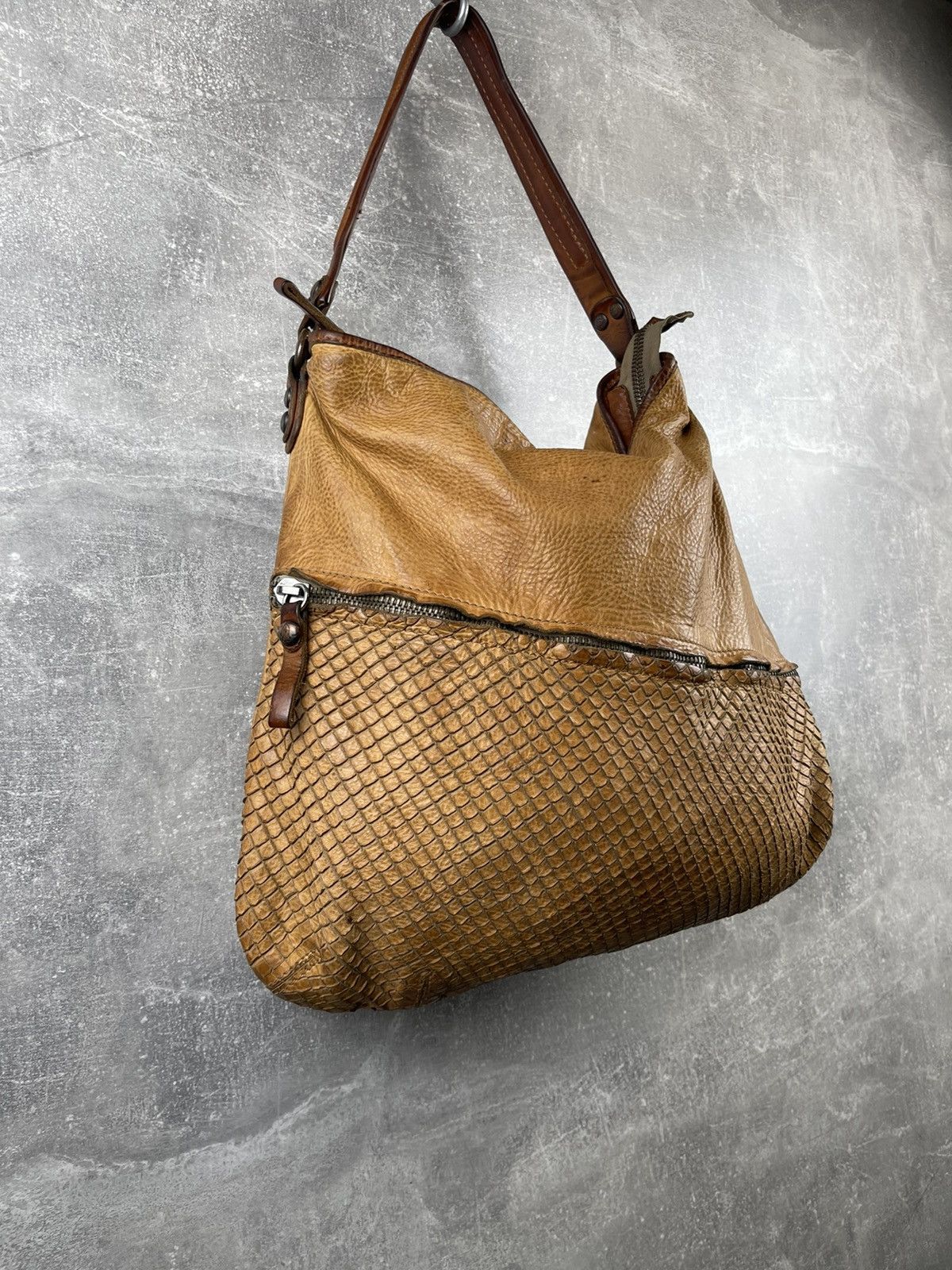 Campomaggi × Vintage Campomaggi Archives Avant Garde Beige Leather Tote Shoulder Size ONE SIZE - 9 Thumbnail