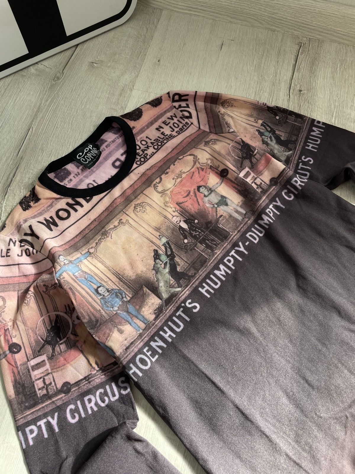 Cop Copine × Hysteric Glamour × If Six Was Nine Archive Y2k Cop Copine Paris “circus” Longsleeve Over Print Size S / US 4 / IT 40 - 7 Thumbnail